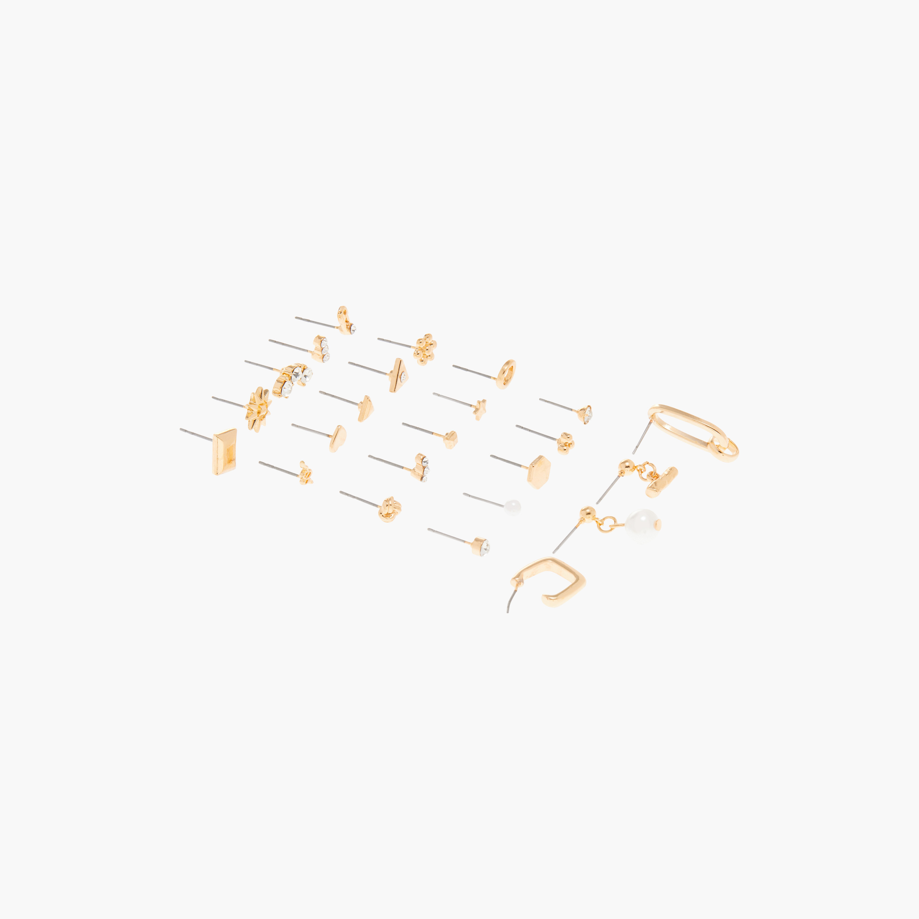 Assorted Stud Earrings with Pushback Closure - Set of 24-women-watchesandjewellery-jewellery-earrings-image-3