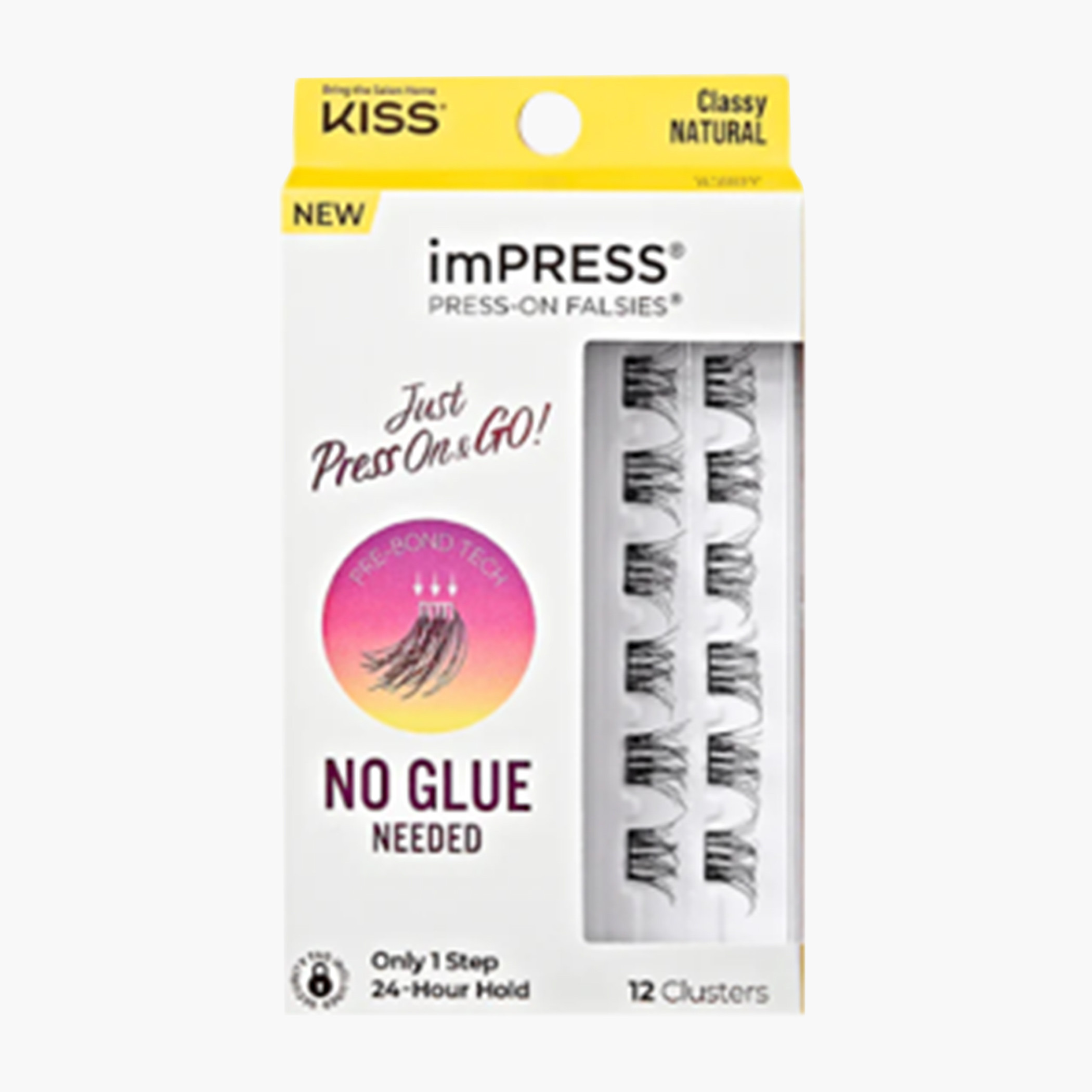 Kiss Cosmetics 12-Piece imPRESS Press On Falsies lashes Set-beautyandpersonalcare-makeup-eyes-falselashes-image-1