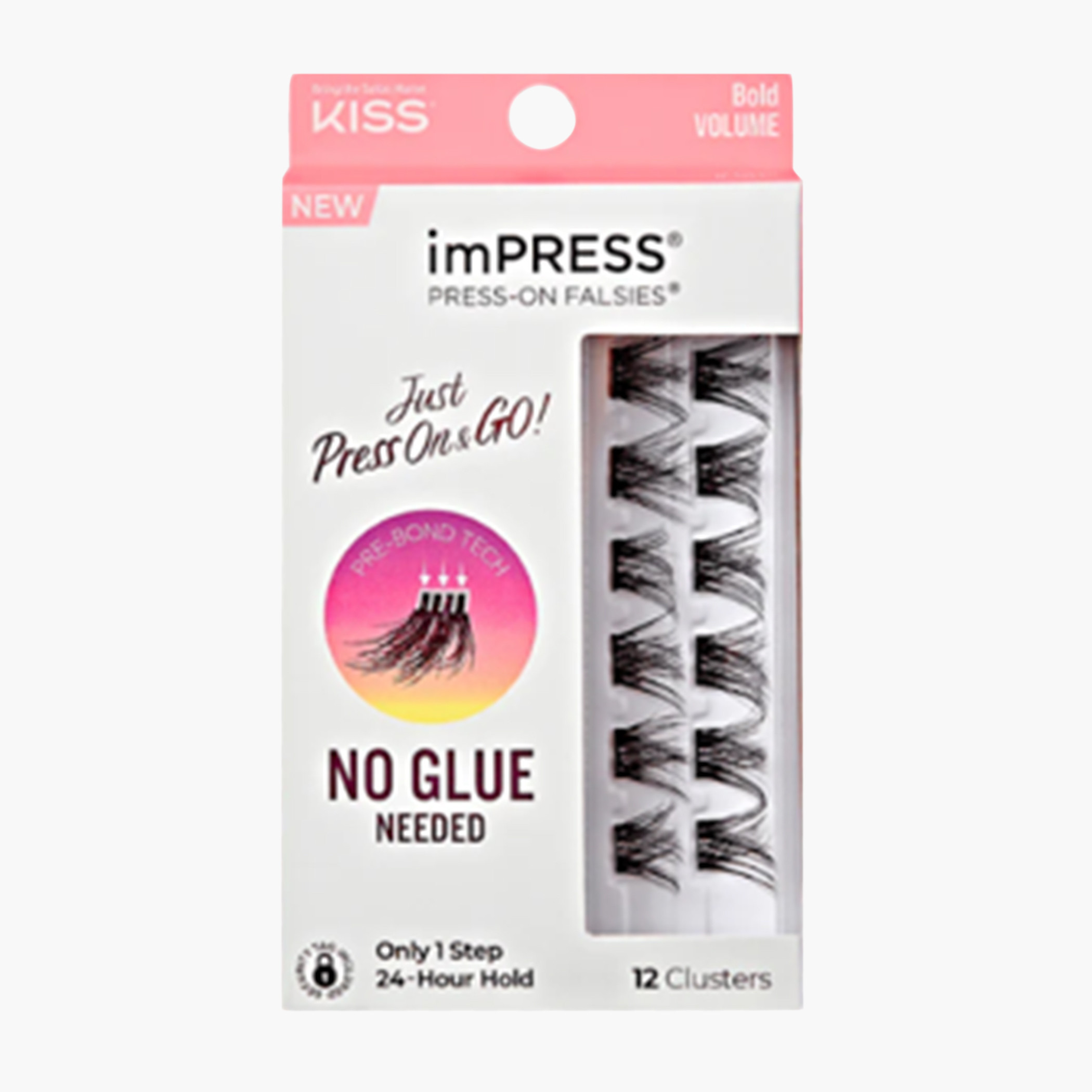 Kiss Cosmetics 12-Piece imPRESS Press On Falsies lashes Set-beautyandpersonalcare-makeup-eyes-falselashes-image-1