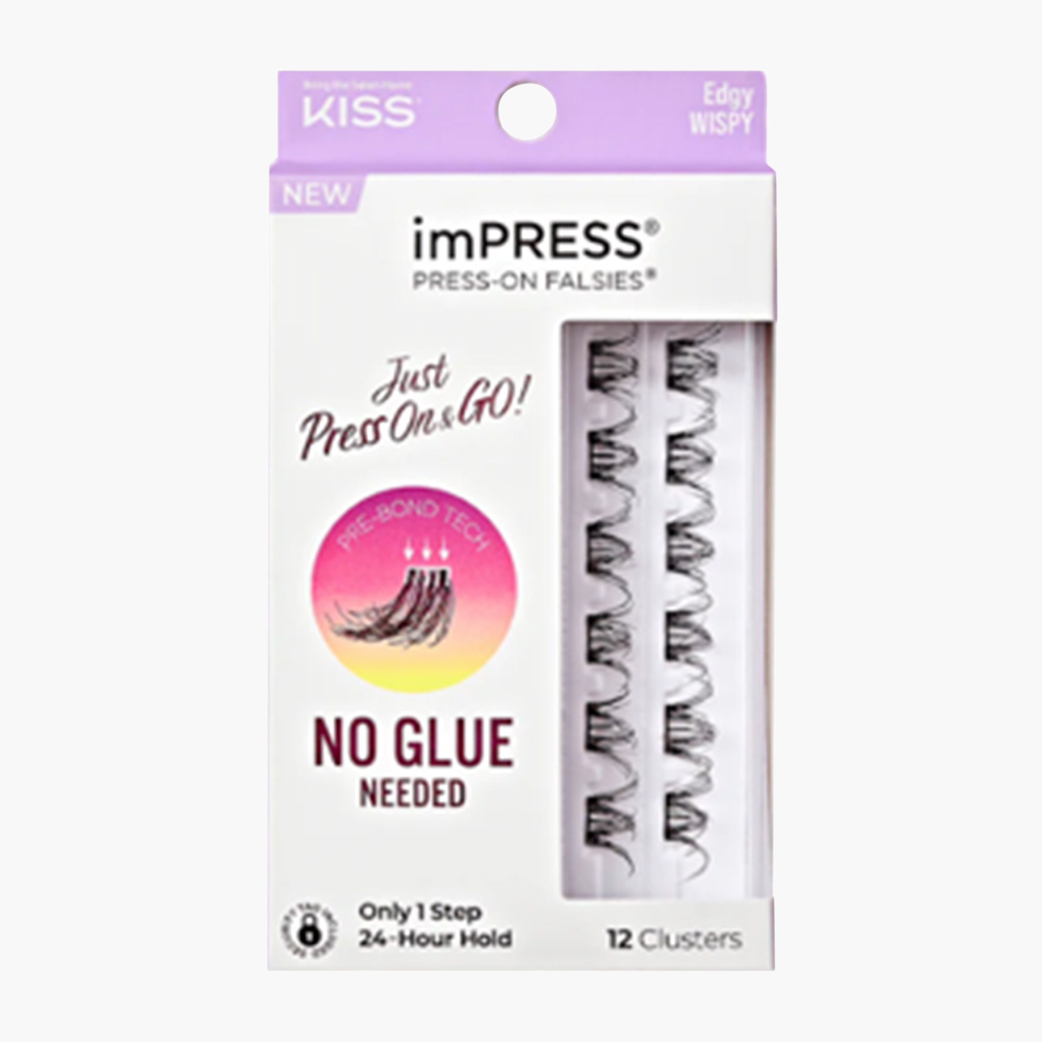 Kiss Cosmetics 12-Piece imPRESS Press On Falsies lashes Set-beautyandpersonalcare-makeup-eyes-falselashes-image-1