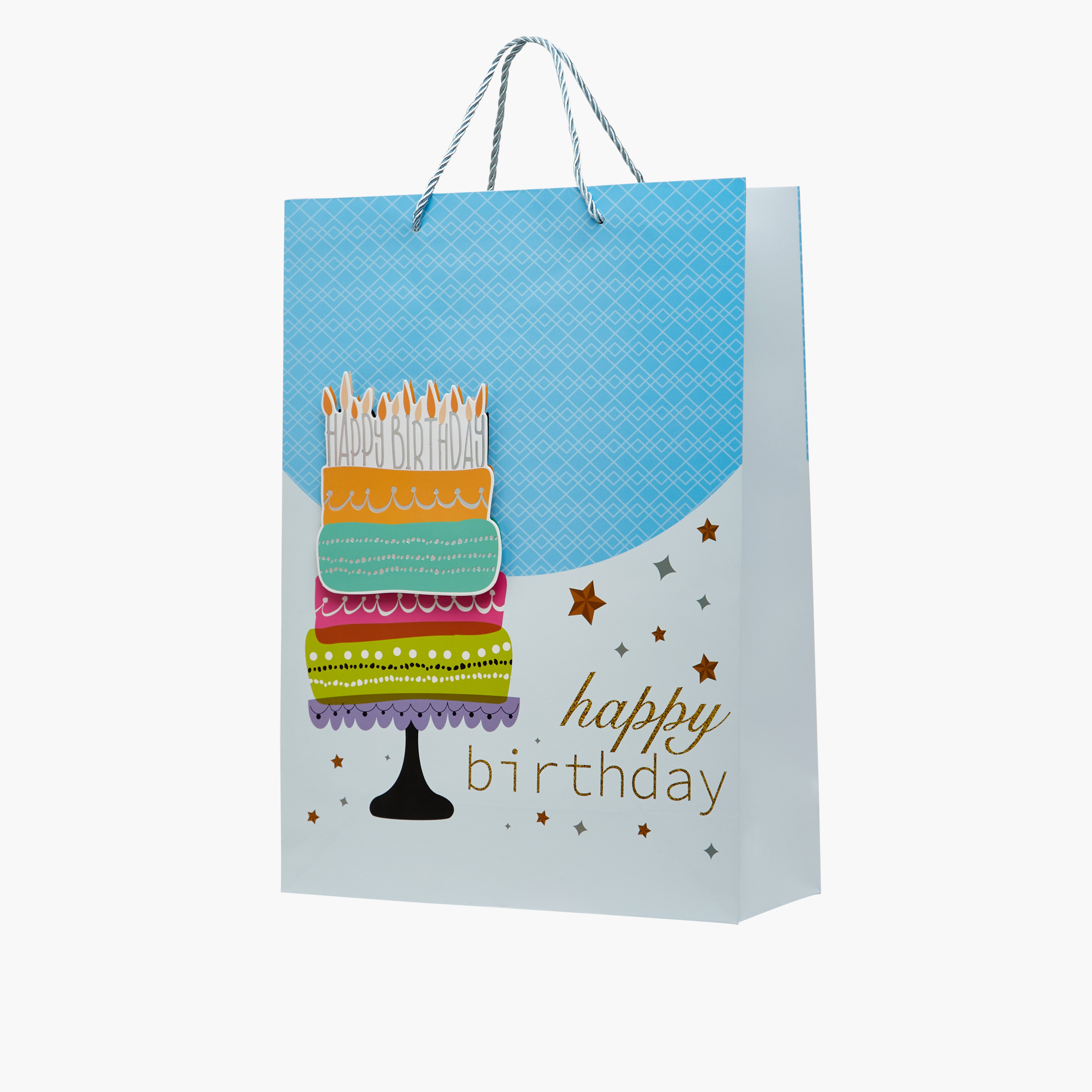 شنطة هدايا ورقية بطبعات - 30x42x12 سم-household-giftingaccessories-giftings-image-2