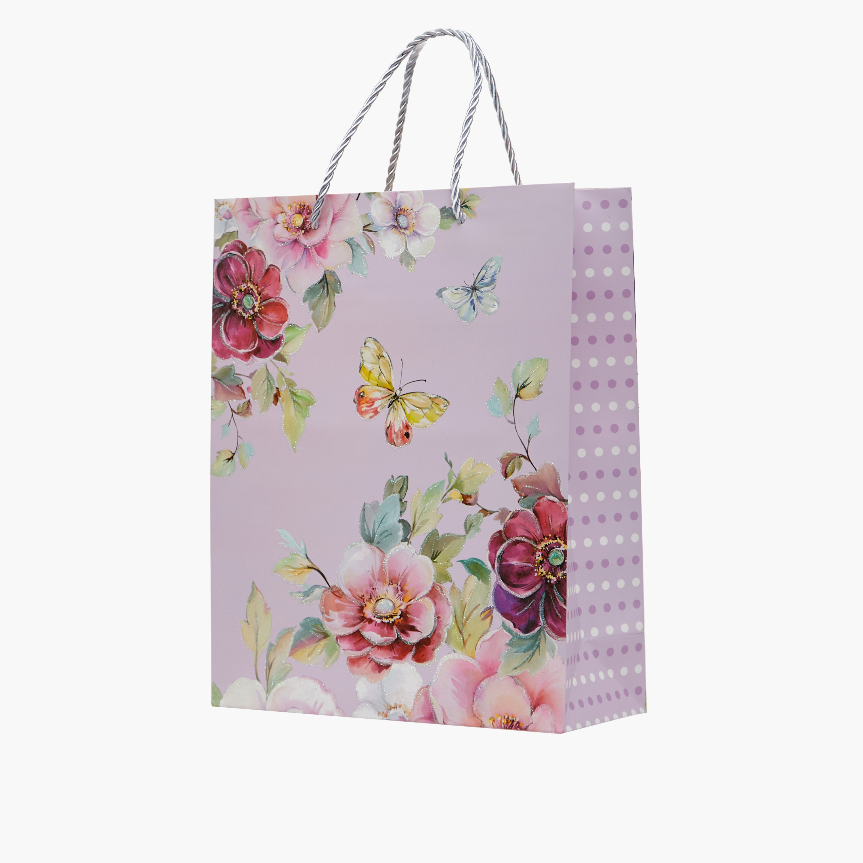 Butterfly Print Paper Gift Bag - 26x32x10 cms-household-giftingaccessories-giftings-image-2