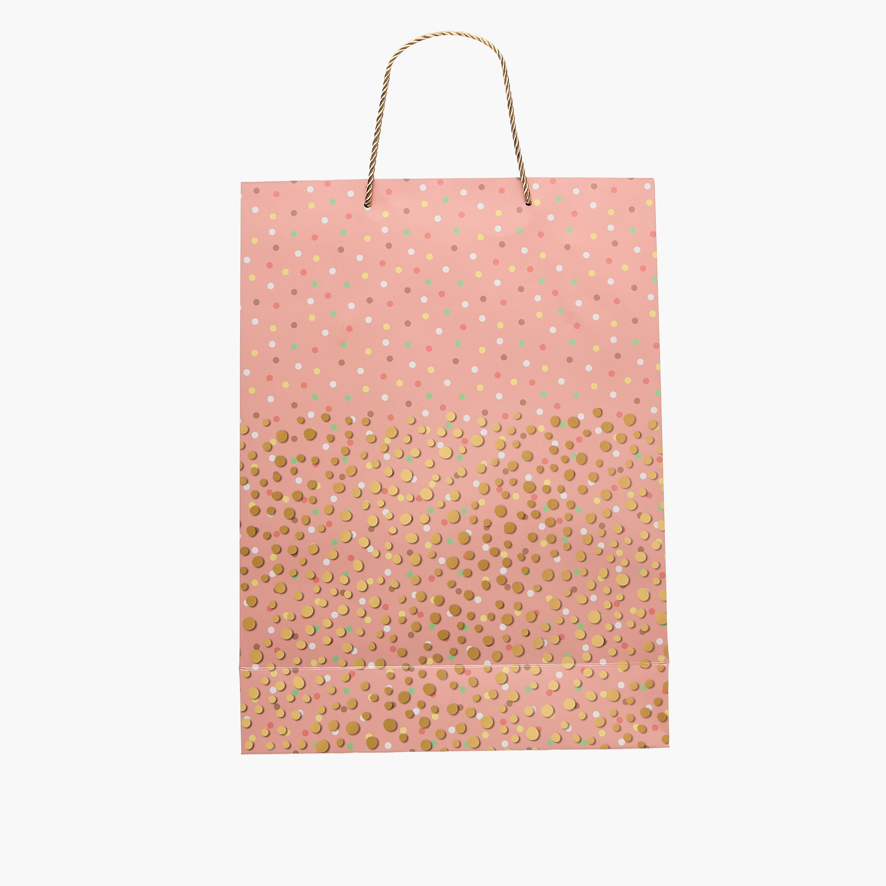 Polka Dot Print Paper Gift Bag - 31x42x12 cms-household-giftingaccessories-giftings-image-1