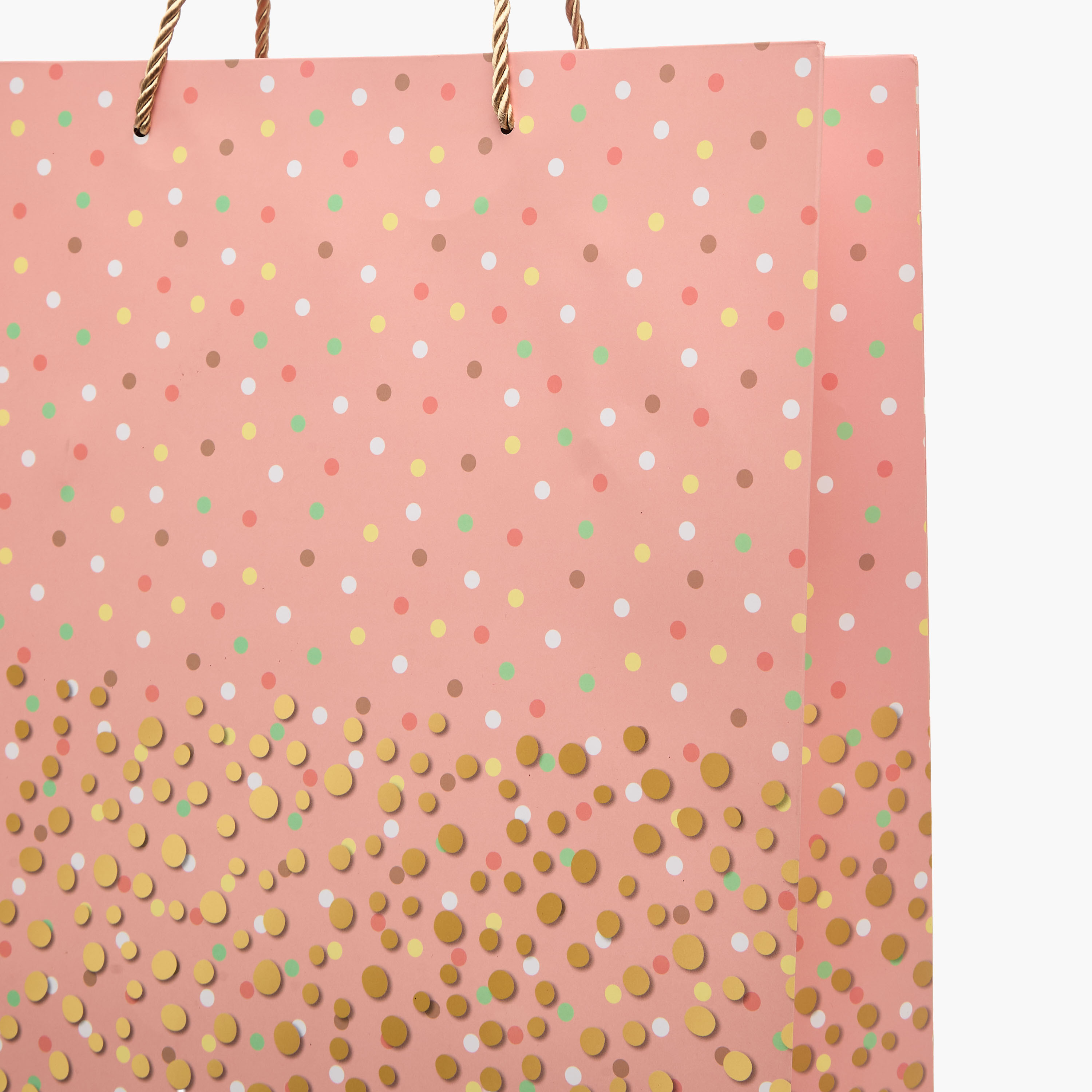 Polka Dot Print Paper Gift Bag - 31x42x12 cms-household-giftingaccessories-giftings-image-2