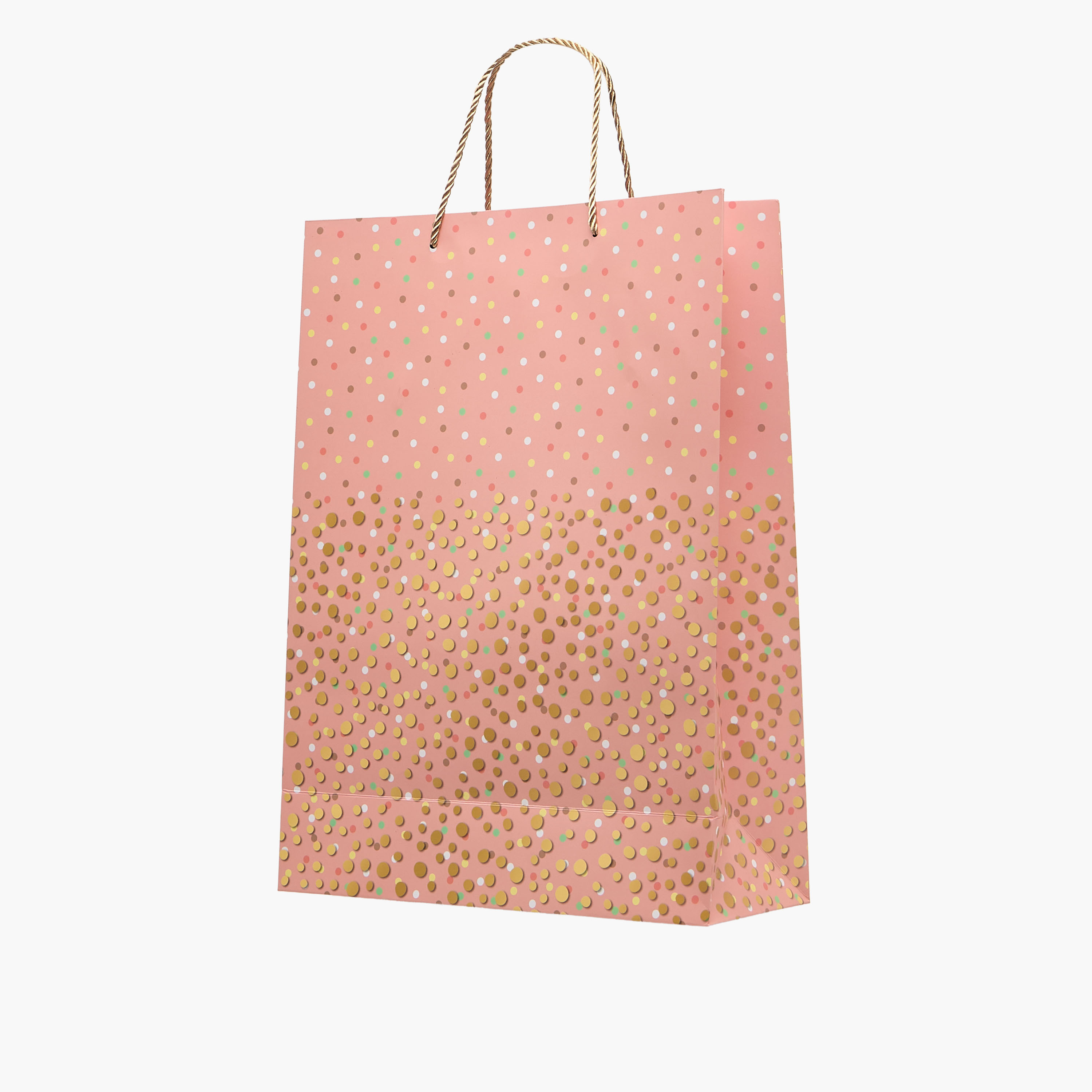 Polka Dot Print Paper Gift Bag - 31x42x12 cms-household-giftingaccessories-giftings-image-3