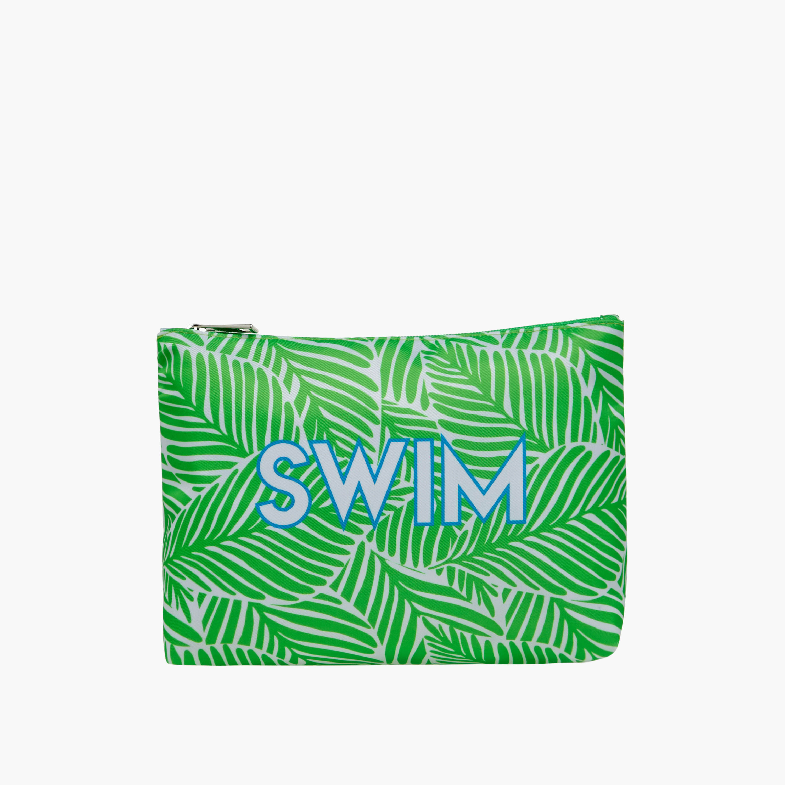 Findz Leaf Print Wet Dry Laundry Pouch with Zip Closure-travel-accessories-image-1