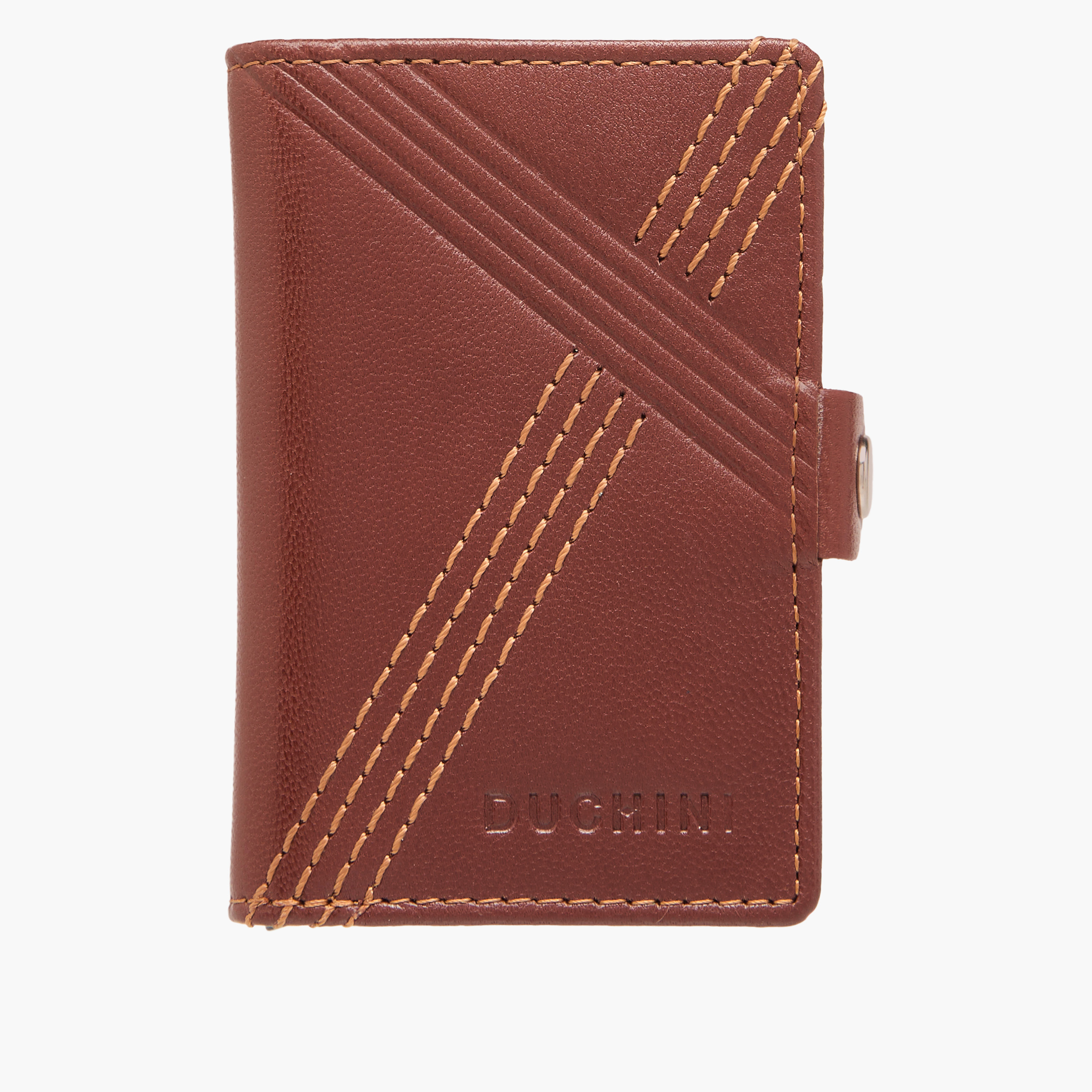 Duchini Mens' Stitch Detail Bi-Fold Cardholder-men-beltsandwallets-wallets-image-1