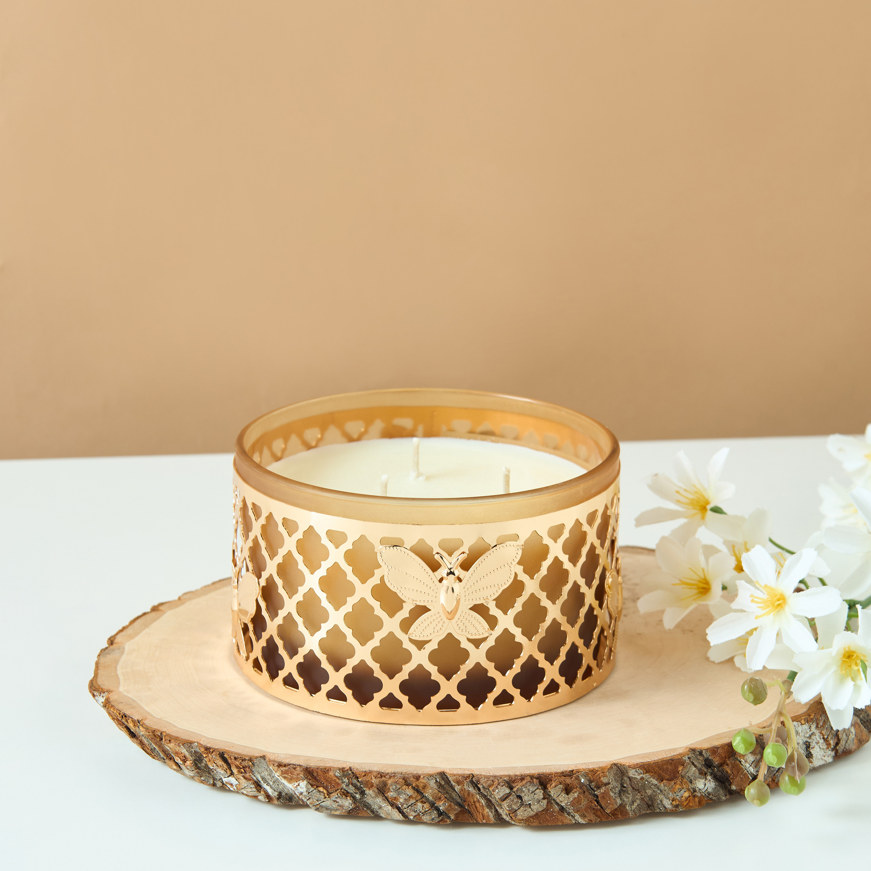 Leaf Candleholder - 7 cms-household-decor-candleholdersandlanterns-image-1