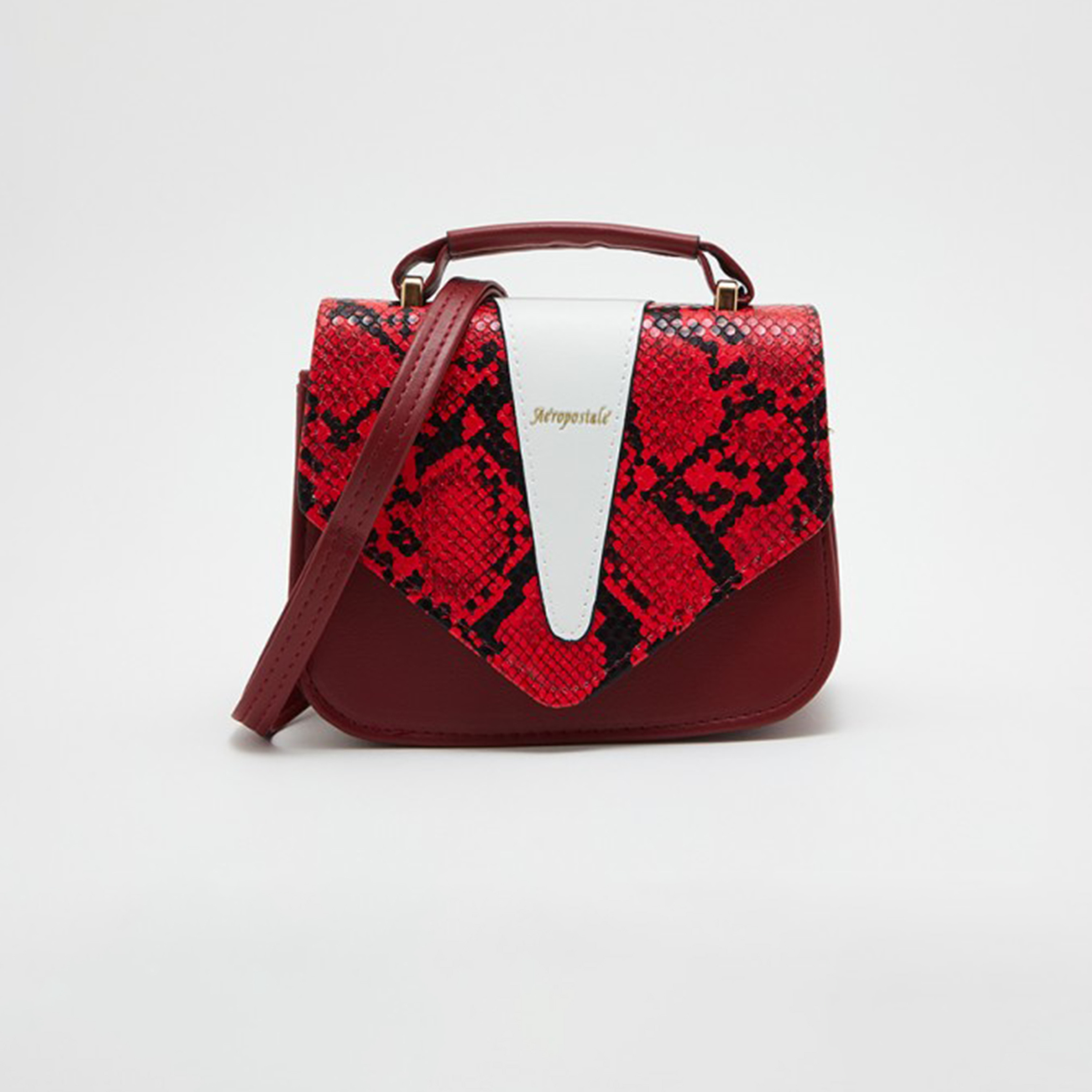 ايروبوستال- شنطة كروس بودي بمقبض واحد مع غطاء وحزام قابل للتعديل-women-bagsandwallets-handbags-image-1