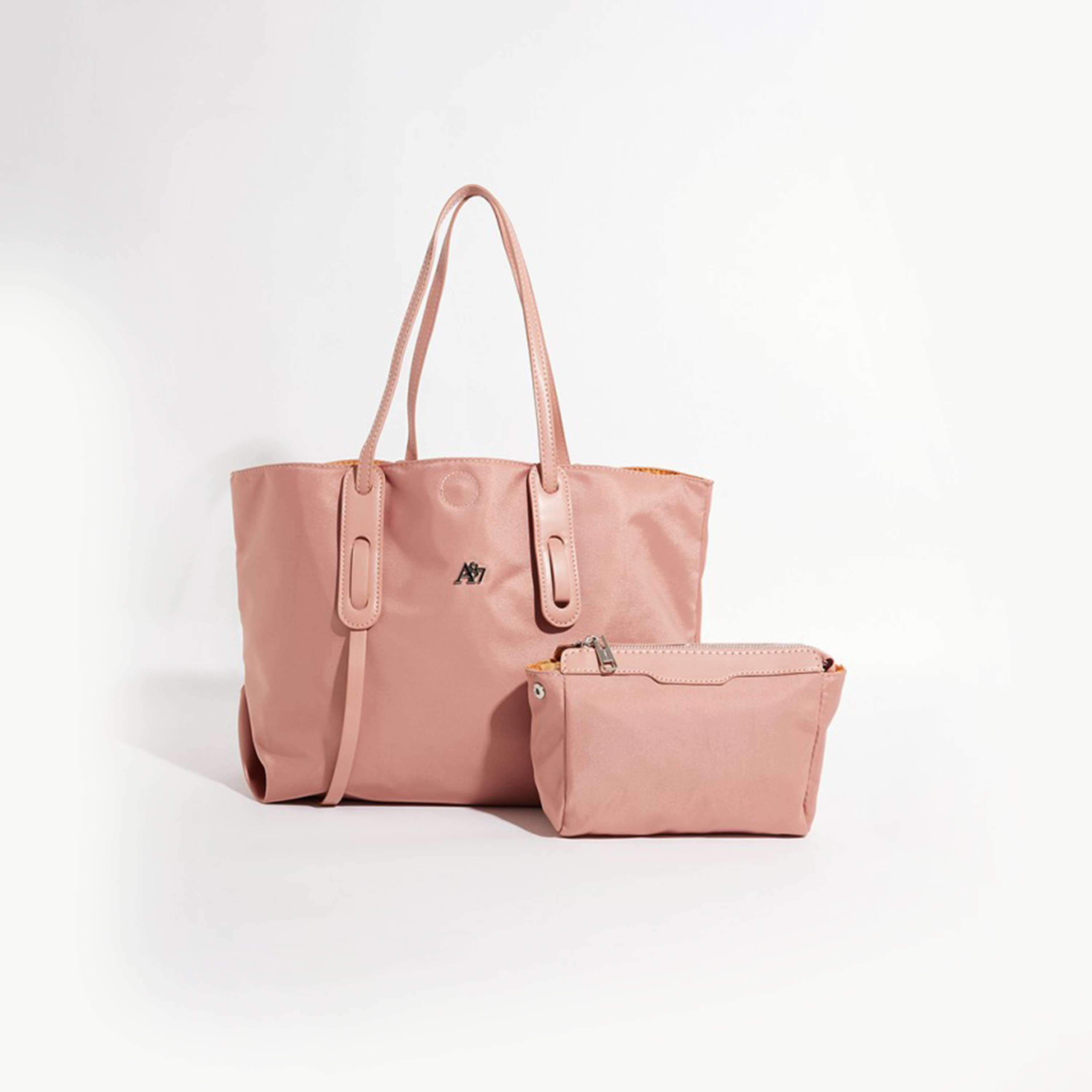 Aeropostale Aero Textured Top Handle Tote Bag with Magnetic closure-women-bagsandwallets-handbags-image-1