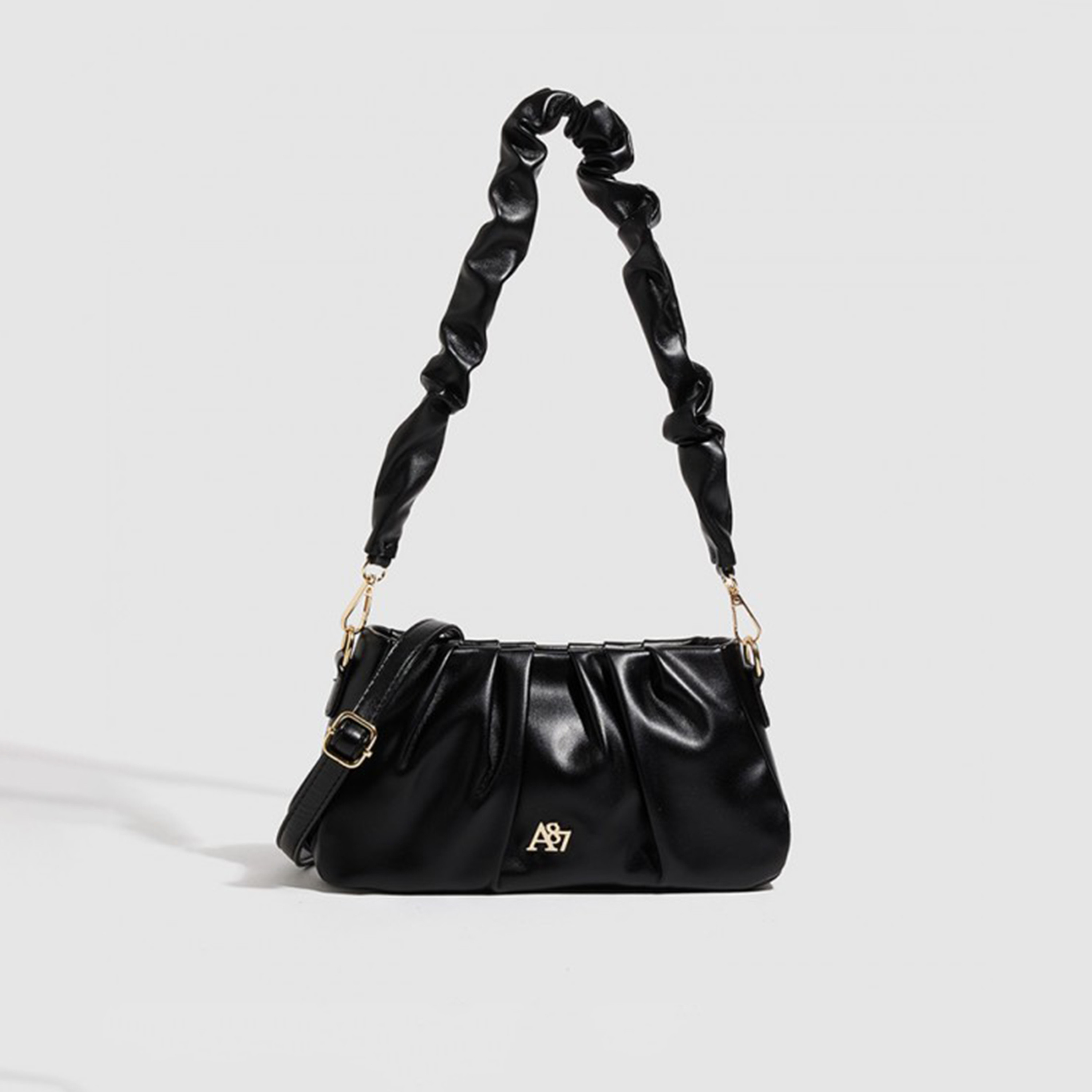 Aeropostale Aero Textured Shoulder Bag with Zipper and Detachable strap-women-bagsandwallets-handbags-image-1
