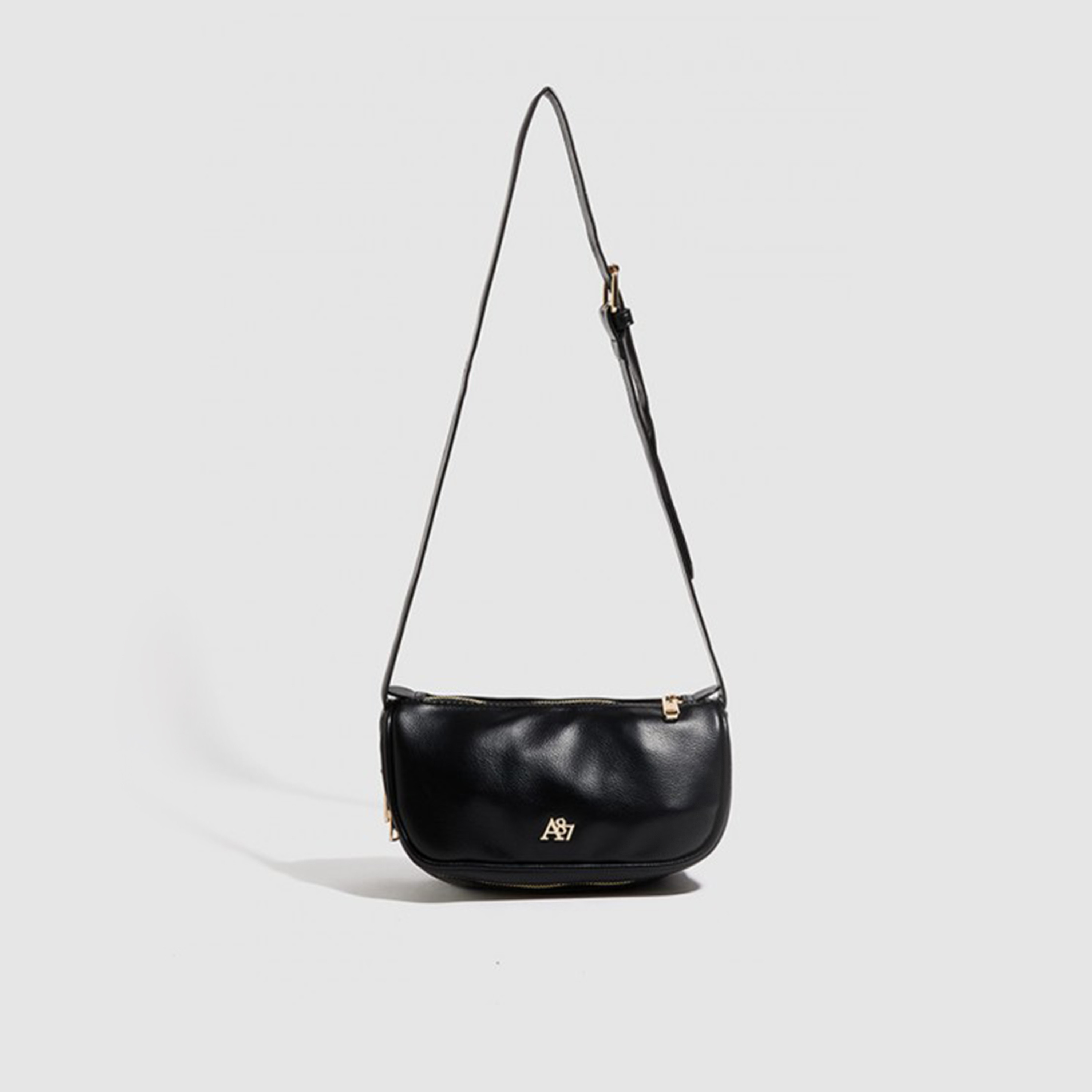Aeropostale Aero Textured Crossbody Bag with Zipper and Detachable strap-women-bagsandwallets-handbags-image-1