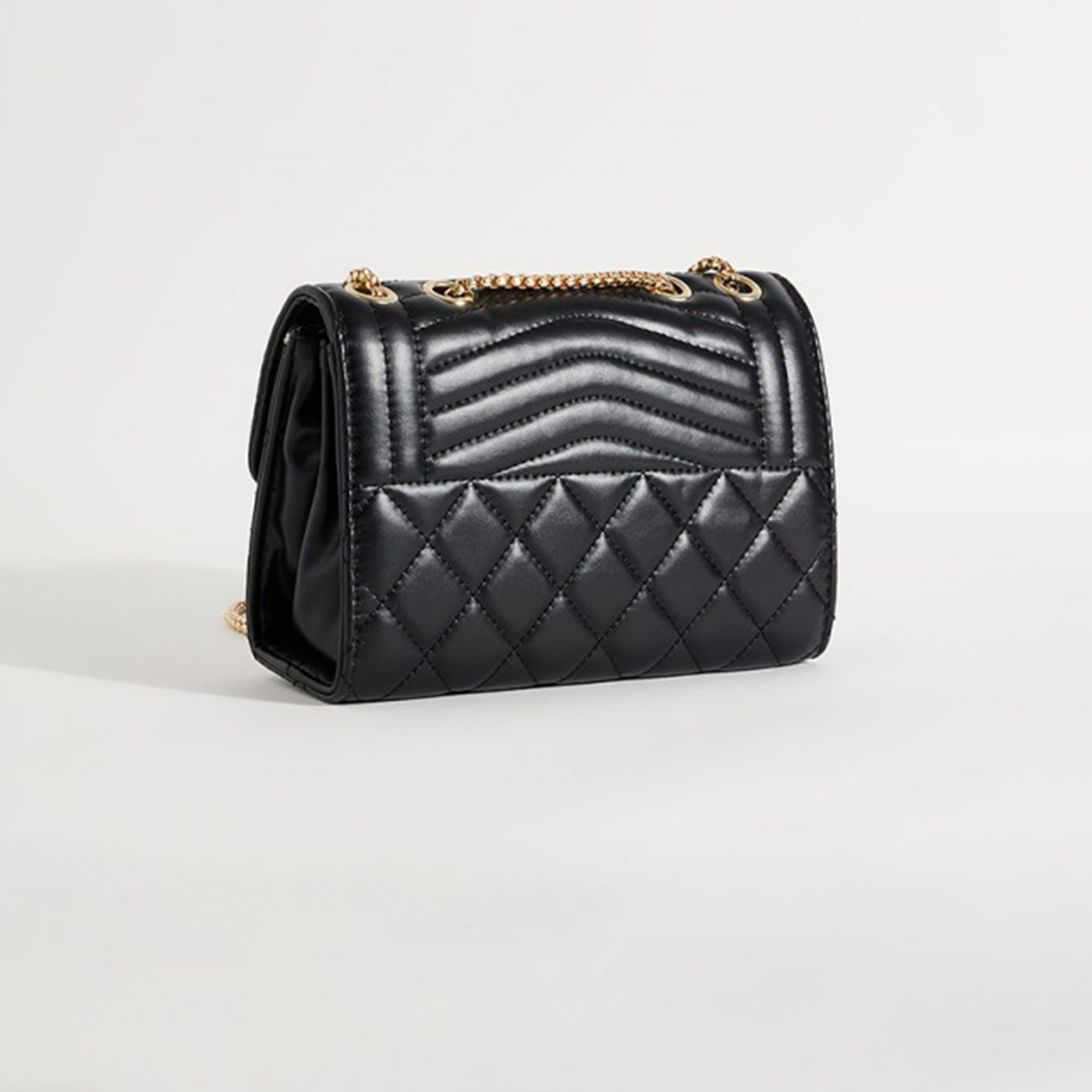 Aeropostale Aero Quilted Shoulder Bag with Twist Lock-women-bagsandwallets-handbags-image-2