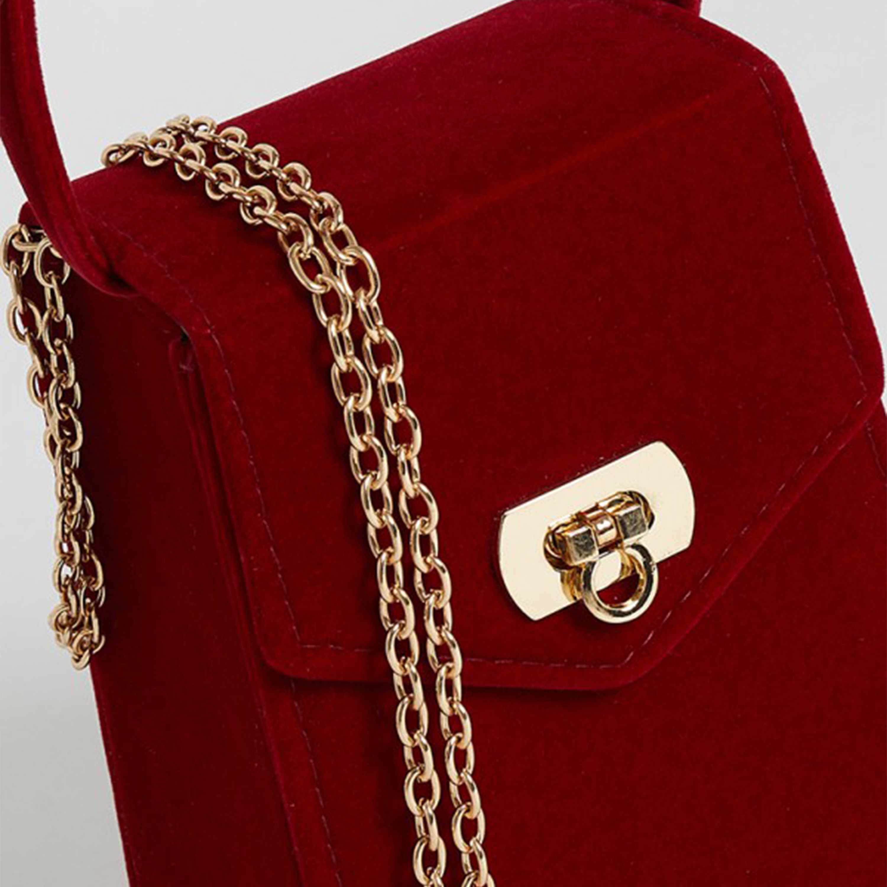 ايروبوستال- شنطة كروس بودي بمقبض واحد مع قفل ملتوي وحزام سلسلة-women-bagsandwallets-handbags-image-6
