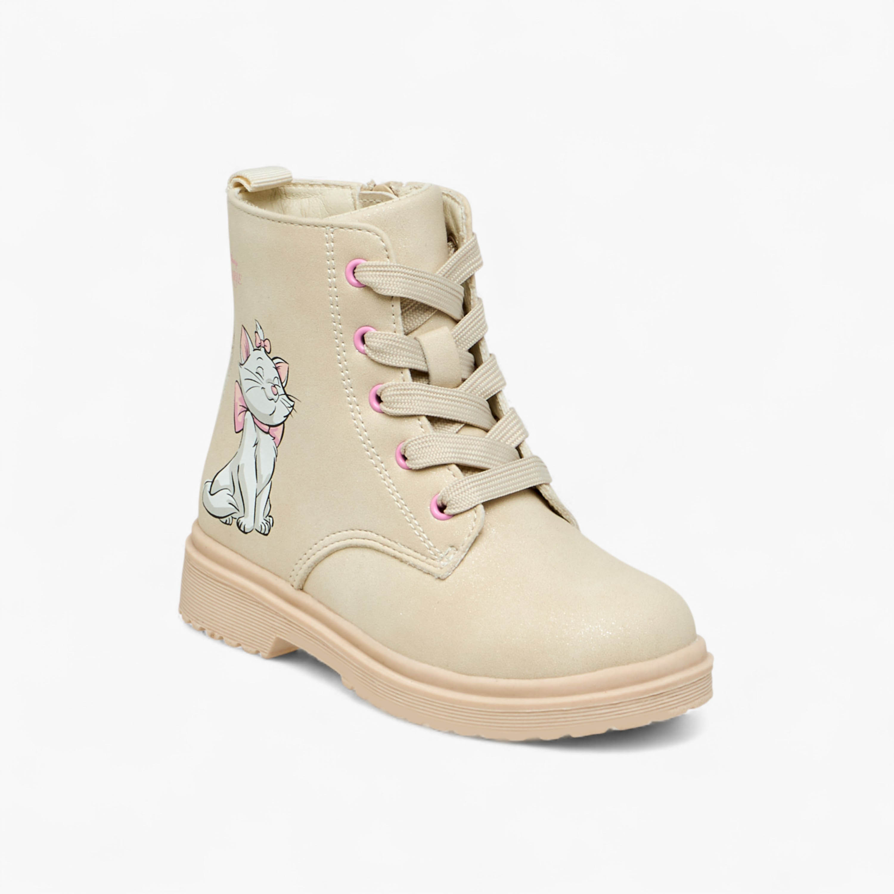 بوت بطول الكاحل وطبعات ماري وسحاب إغلاق من ديزني-girls-shoes-boots-image-5