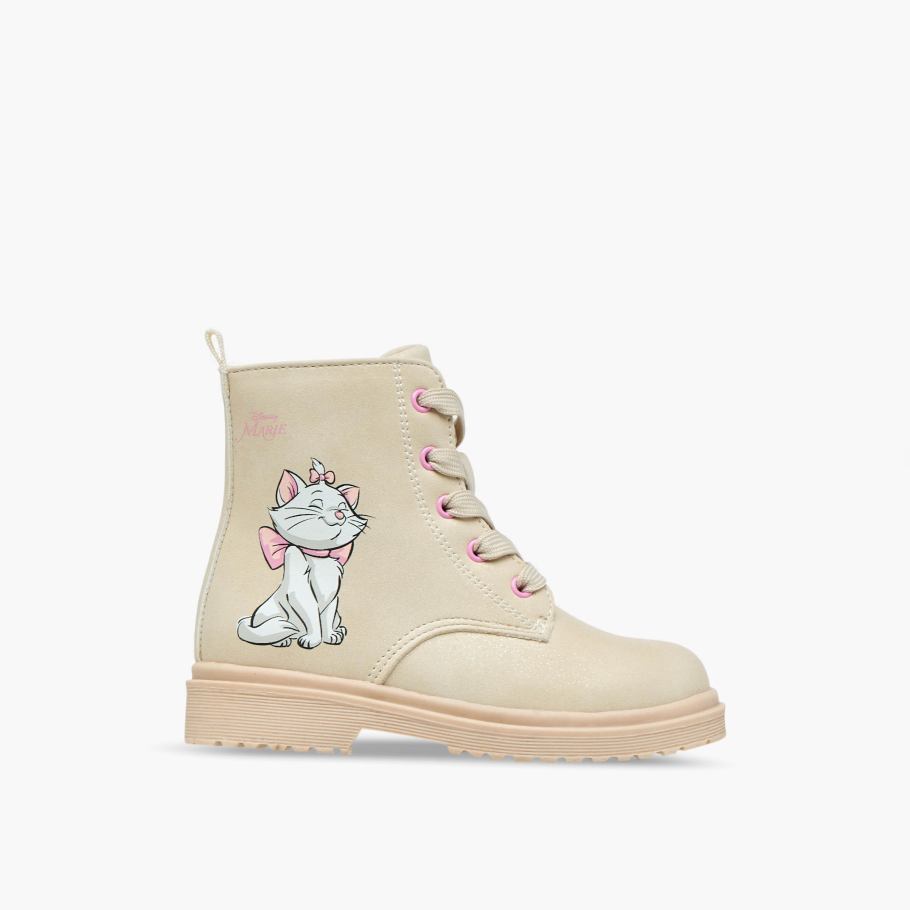 بوت بطول الكاحل وطبعات ماري وسحاب إغلاق من ديزني-girls-shoes-boots-image-4
