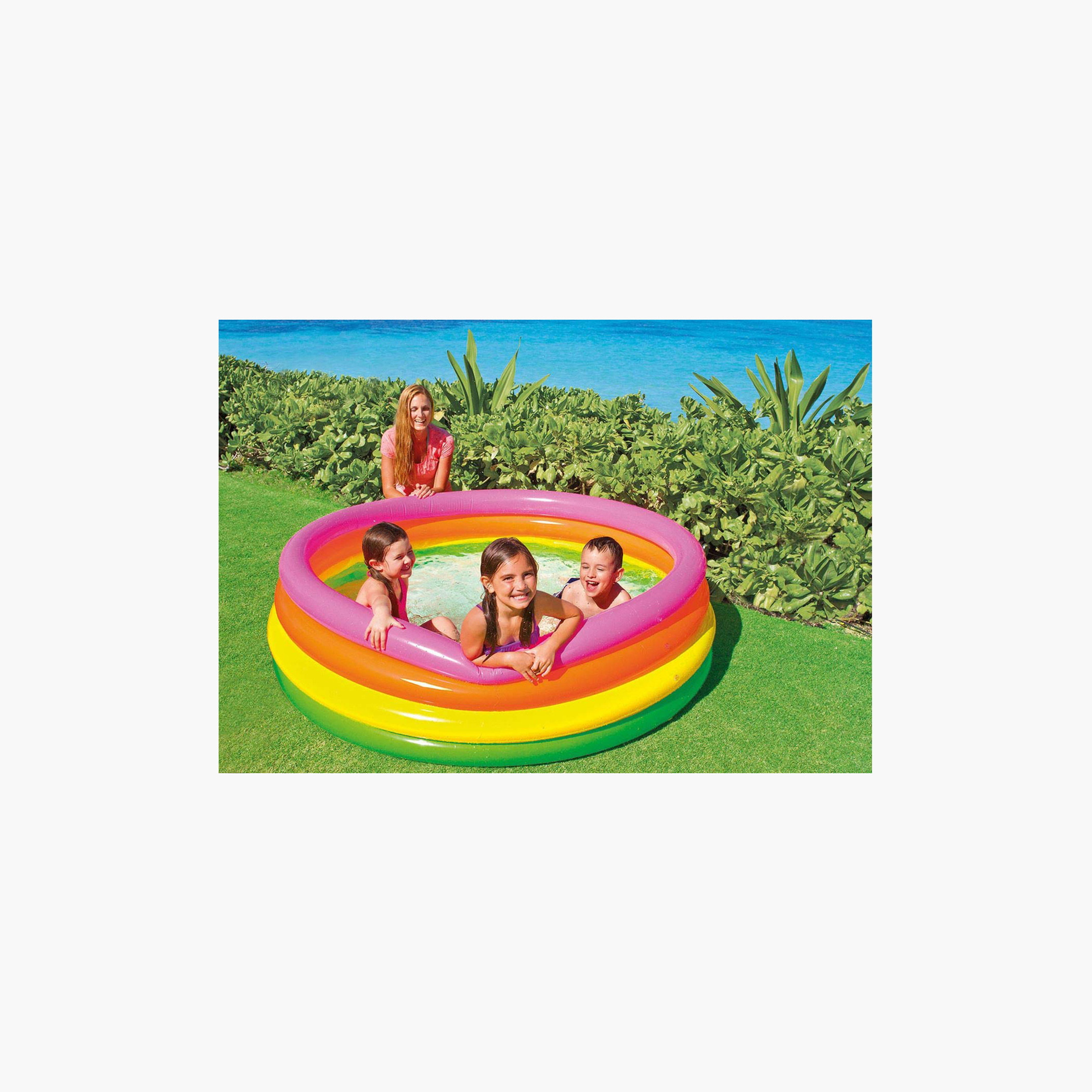Intex Sunset Glow Inflatable Swimming Pool-toys-outdoor-poolandbeach-pools-image-2