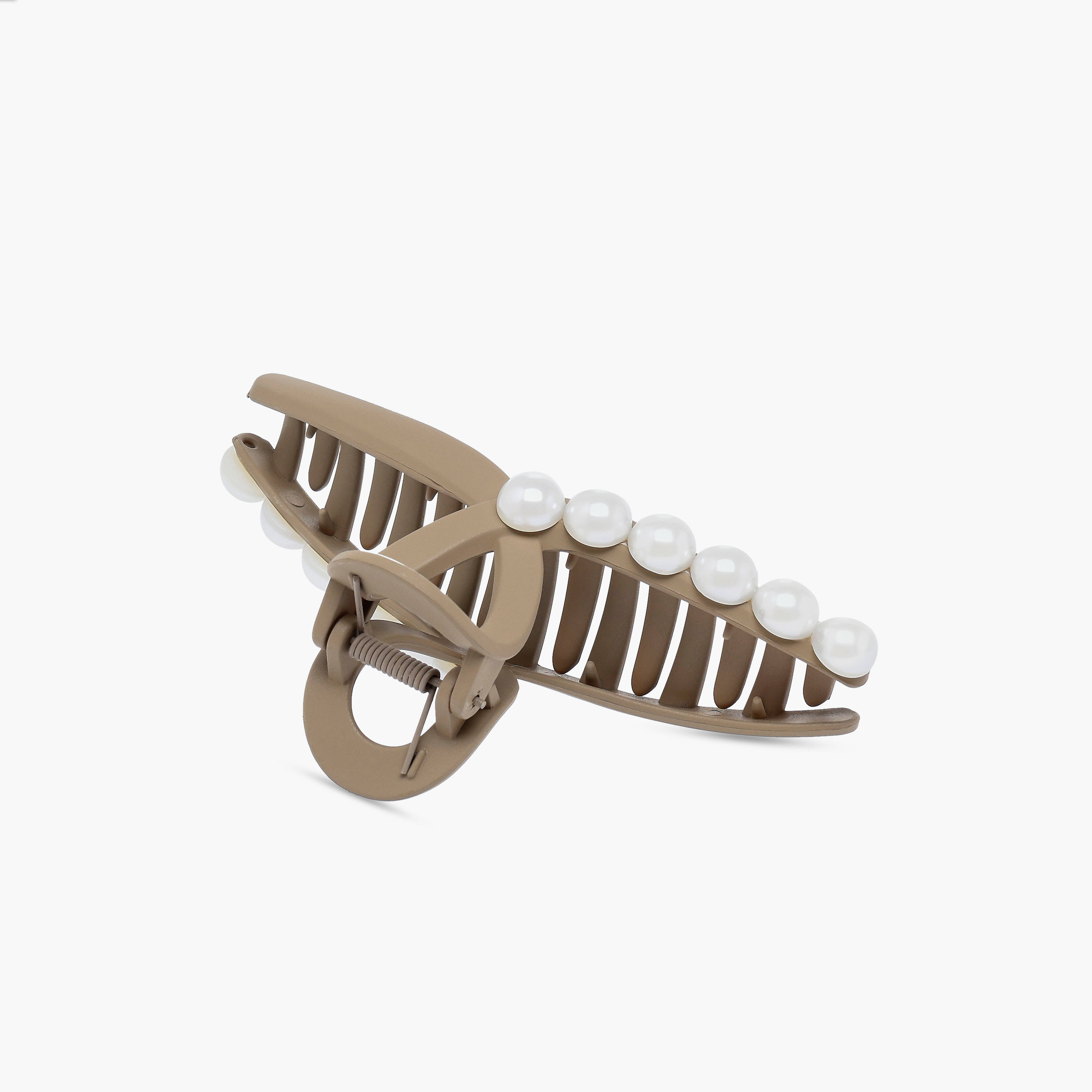 Pearl Embellished Hair Clamp-women-hairaccessories-clamps-image-2