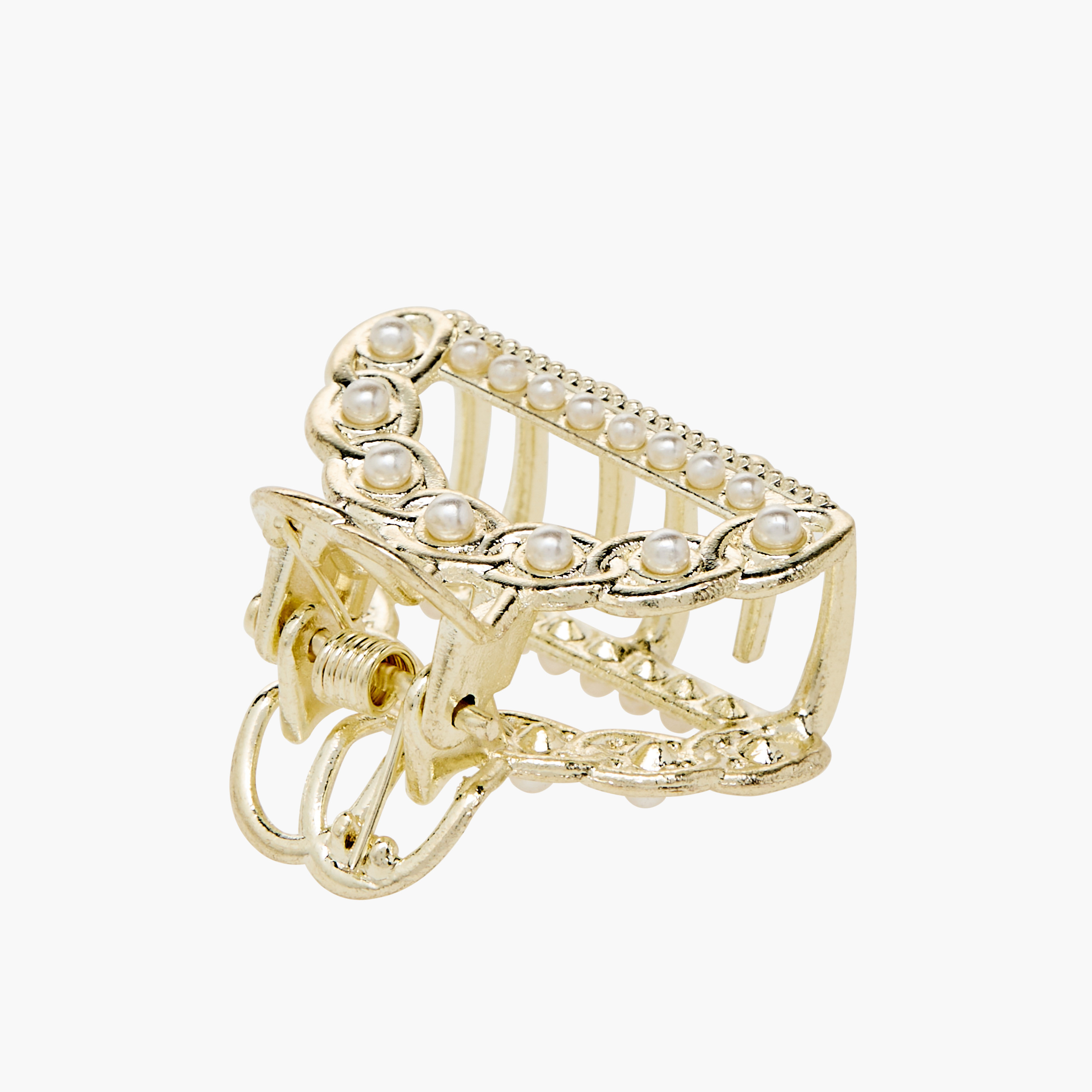 Pearl Embellished Hair Clamp - Set of 3-women-hairaccessories-clamps-image-6