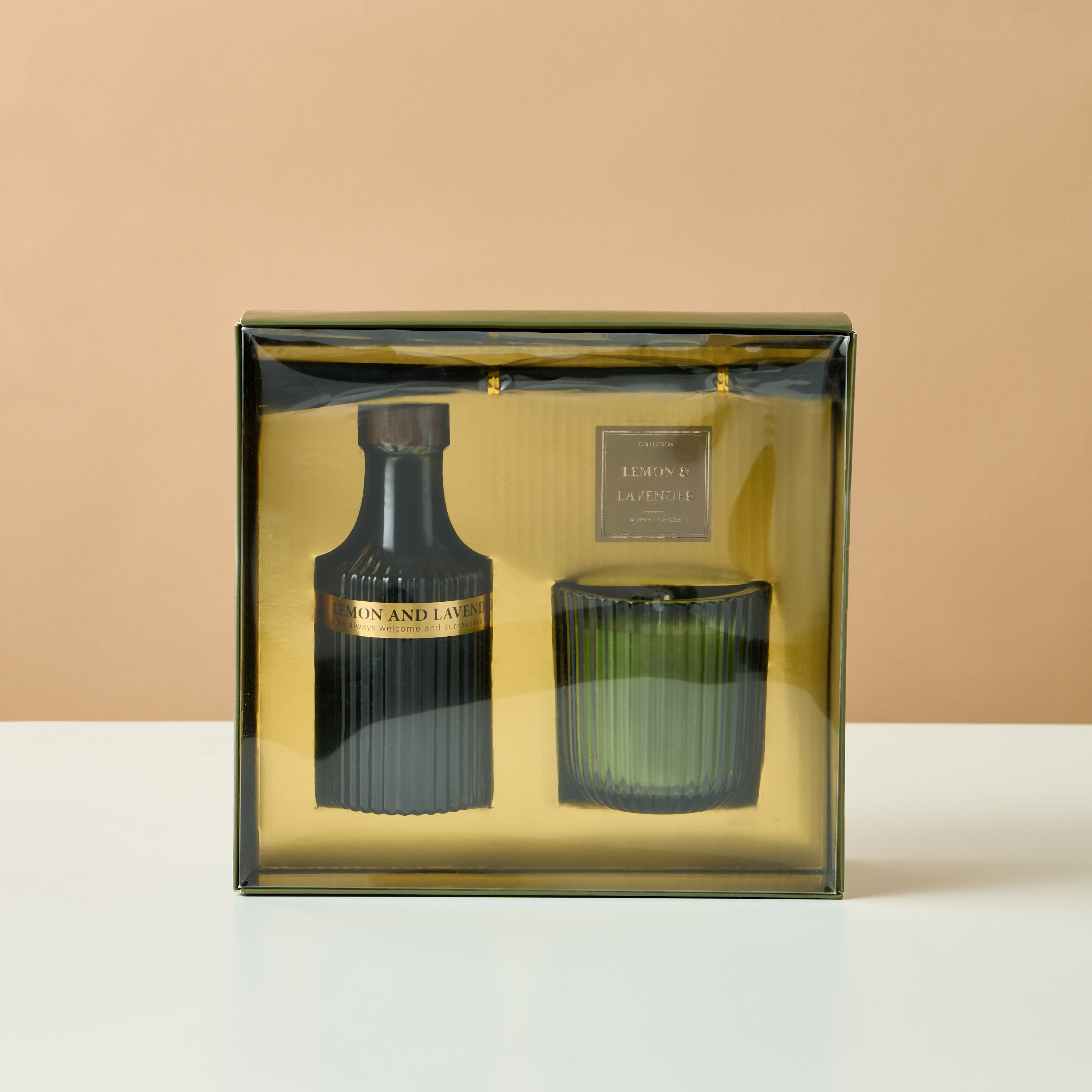 Sunshine Beach Scented Glass Reed Diffuser and Jar Candle Gift Set-household-homefragrance-fragrancegiftset-image-2