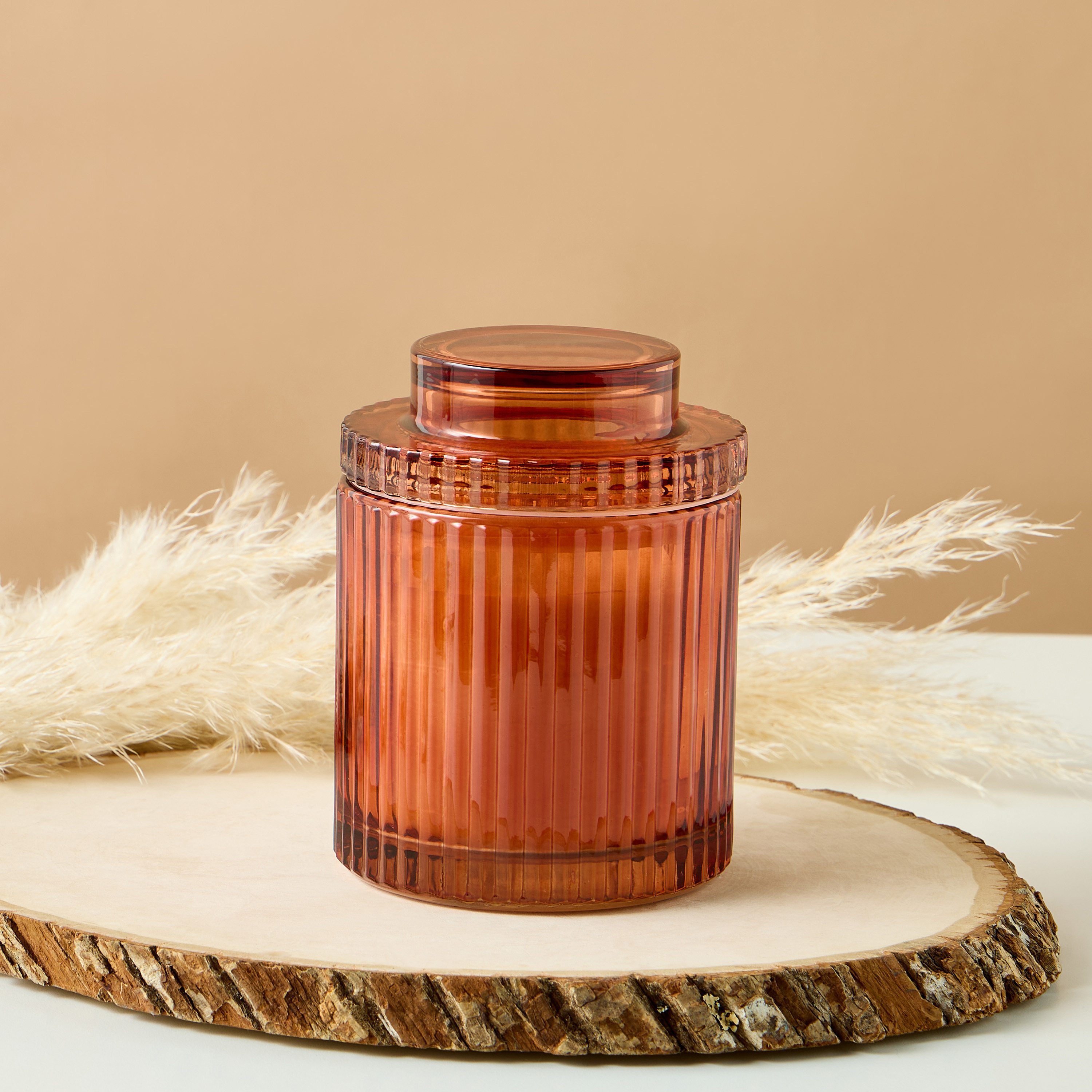 Hibiscus Gold Scented Jar Candle - 500 gms-household-homefragrance-candles-image-1