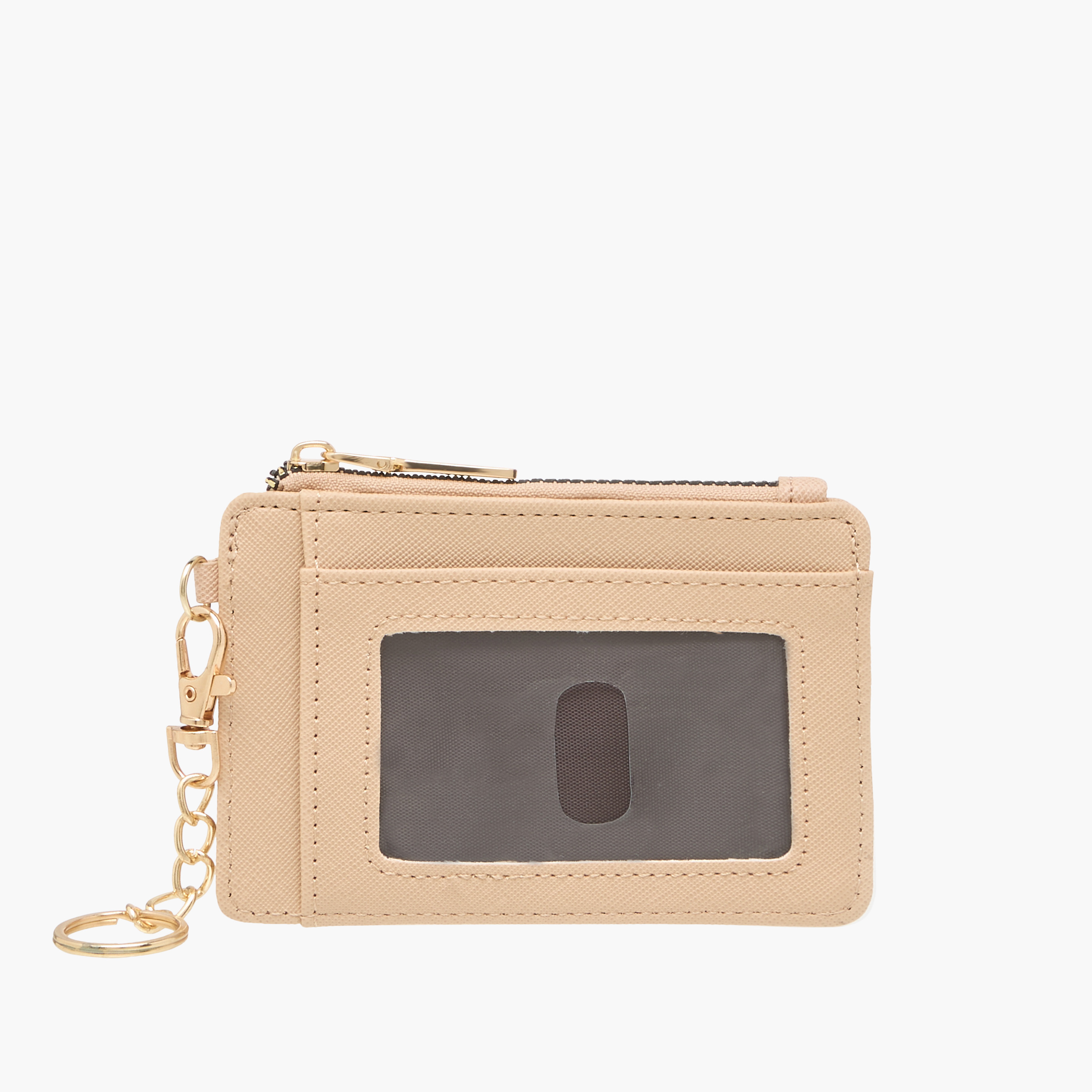 حامل بطاقات بارز الملمس بسلسلة مفاتيح من ساشا-women-bagsandwallets-wallets-image-1