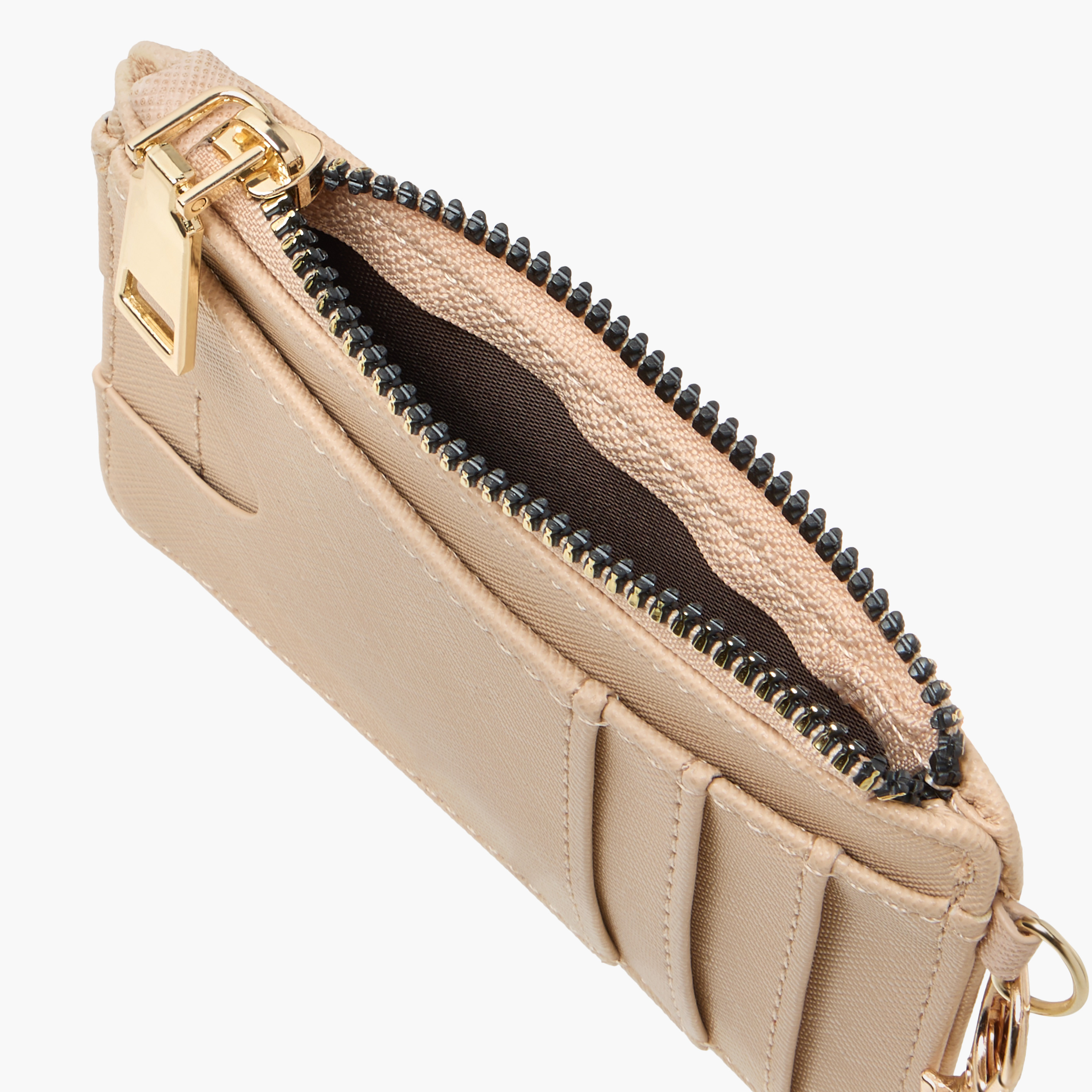 حامل بطاقات بارز الملمس بسلسلة مفاتيح من ساشا-women-bagsandwallets-wallets-image-4