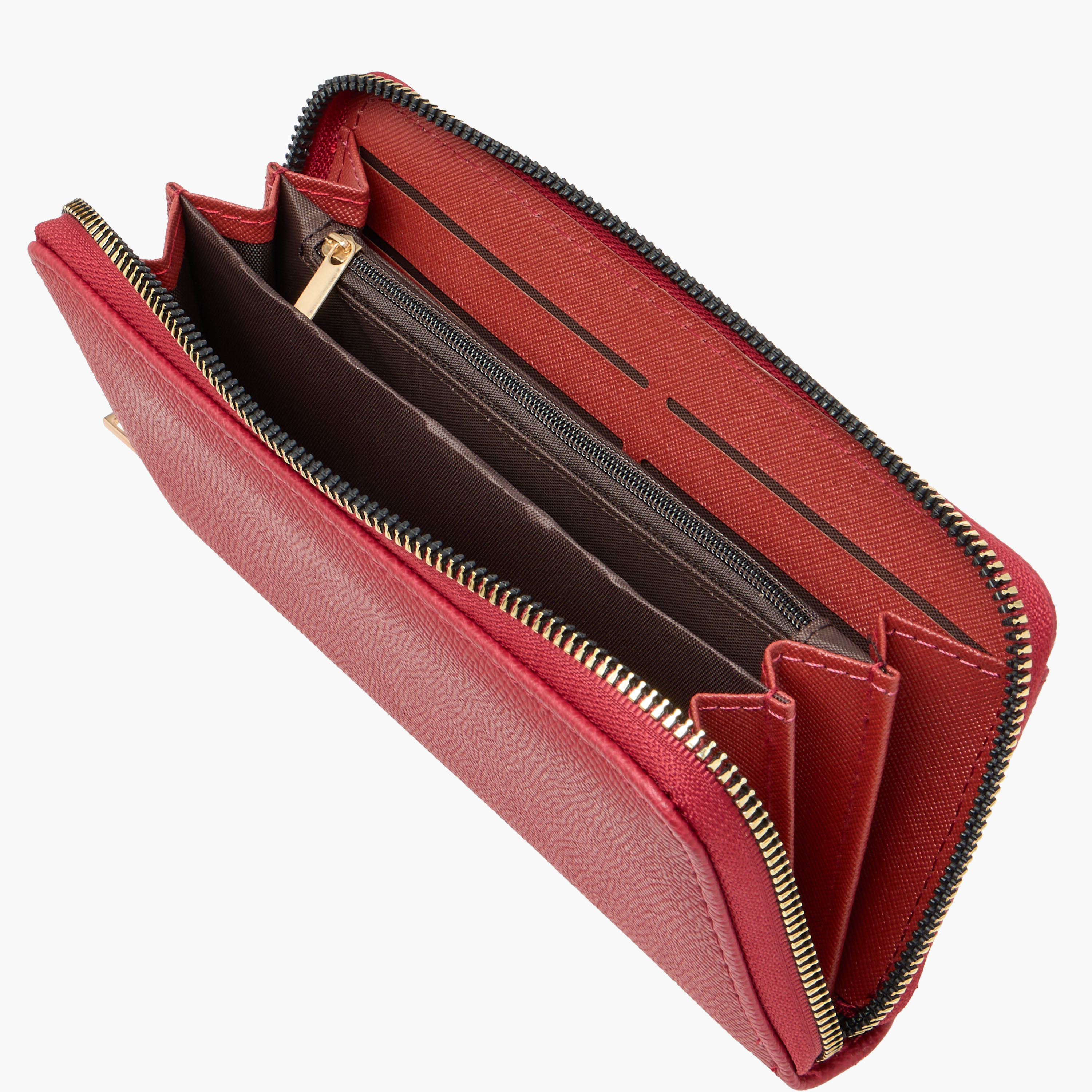 محفظة بارزة الملمس بسحّاب من ساشا-women-bagsandwallets-wallets-image-5