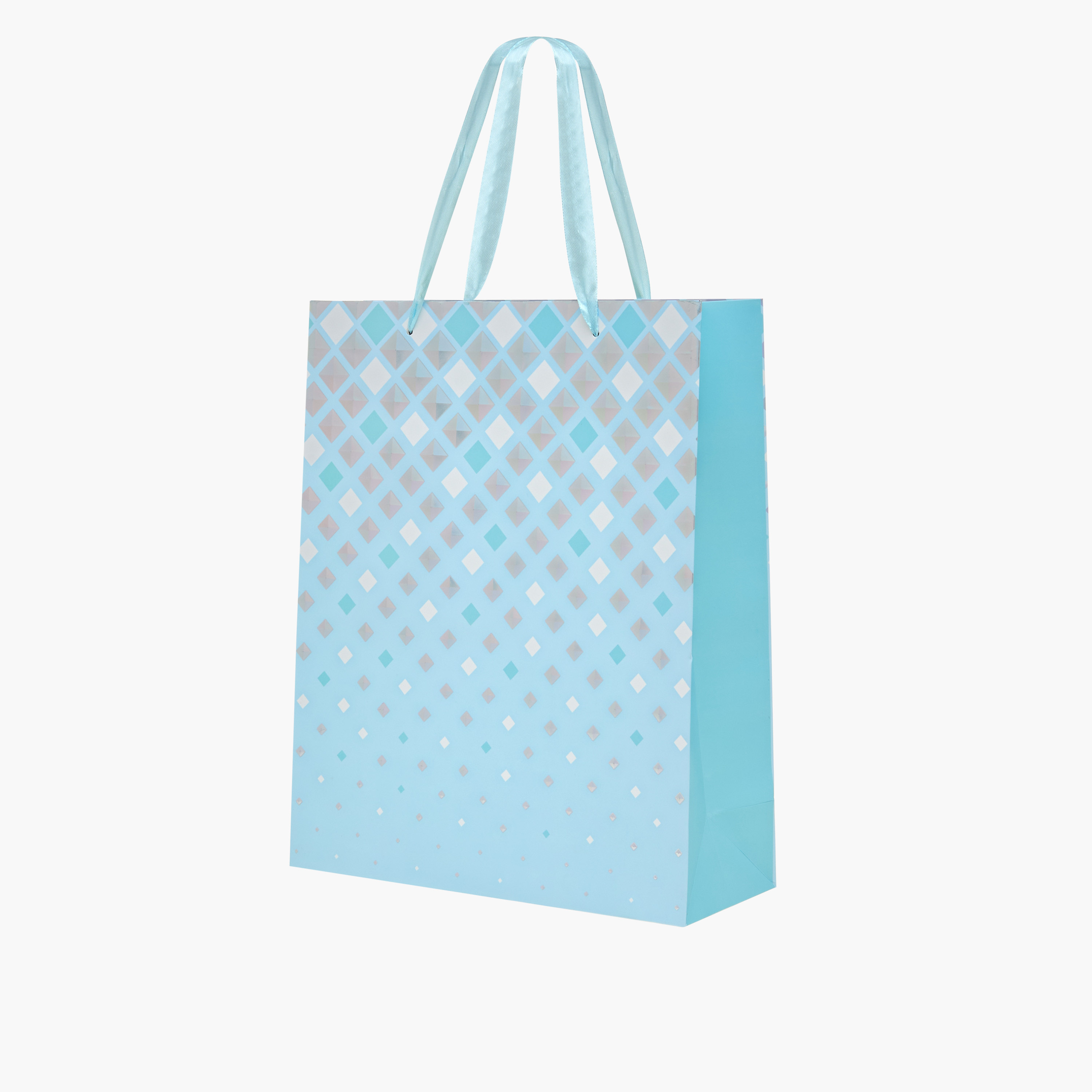 Geometric Print Paper Gift Bag - 26x10x32 cms-household-giftingaccessories-giftings-image-2