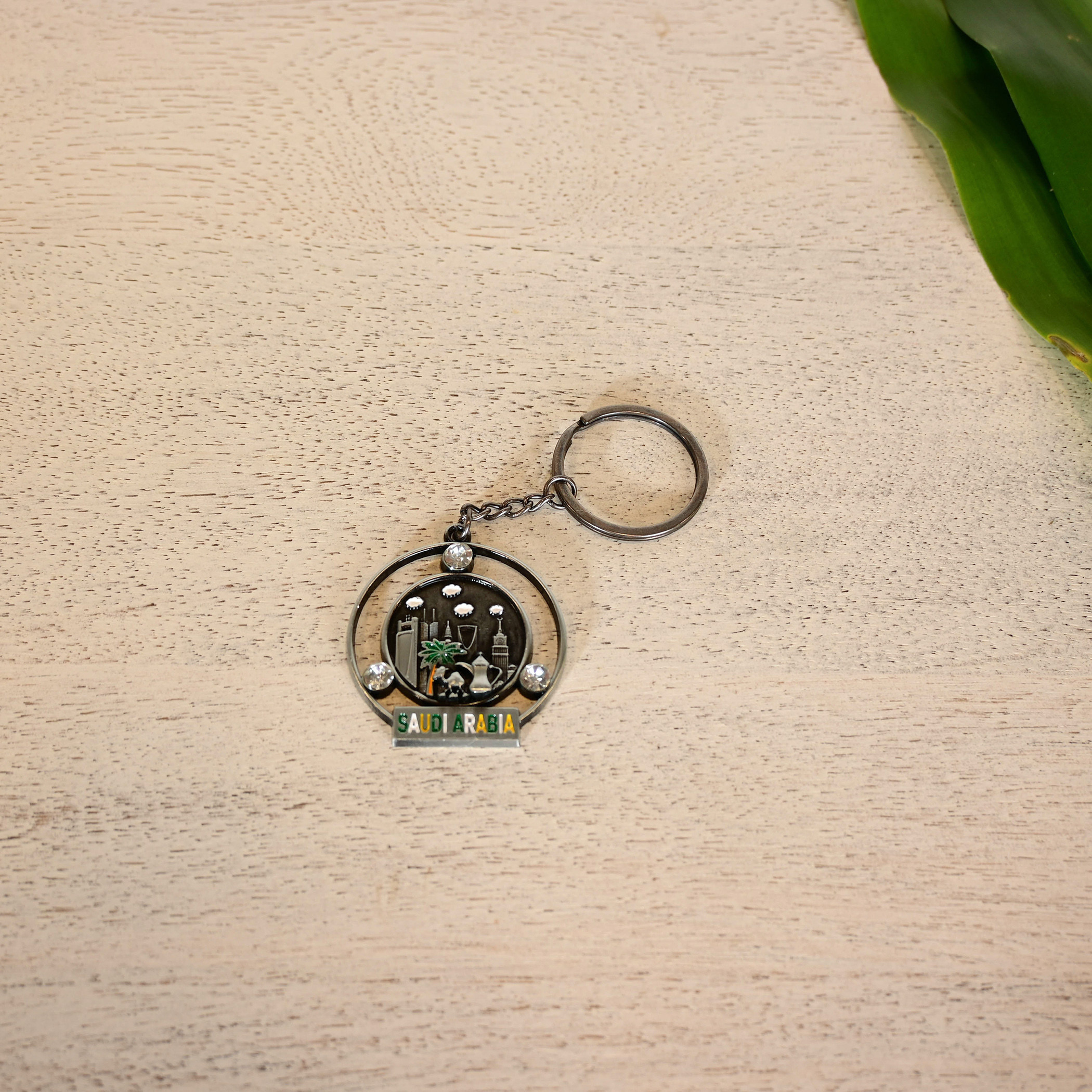 Crafted by Lifestyle Saudi Arabia Skyline Embossed Keychain-household-decor-decorativeobjectsandsculptures-image-2