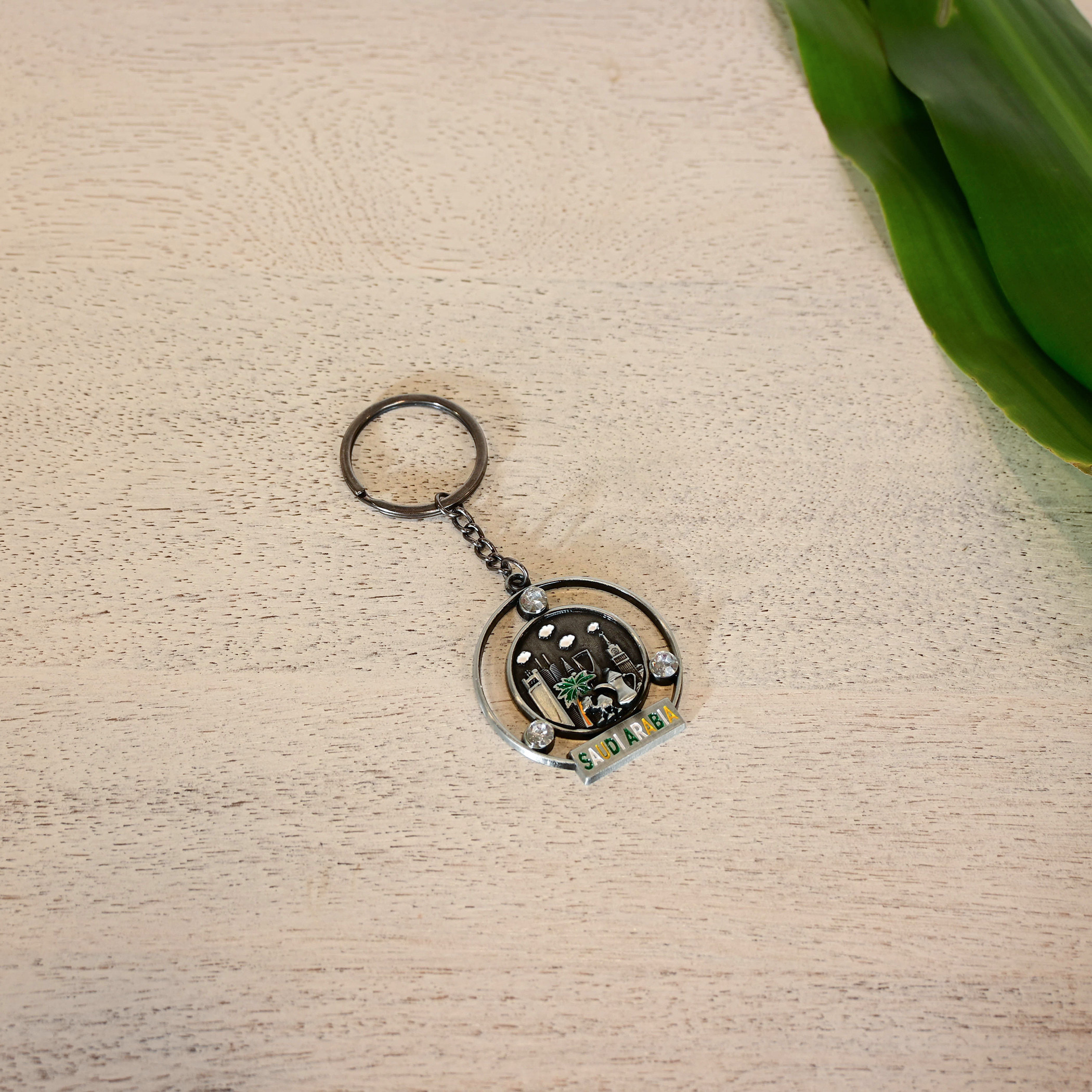 Crafted by Lifestyle Saudi Arabia Skyline Embossed Keychain-household-decor-decorativeobjectsandsculptures-image-3