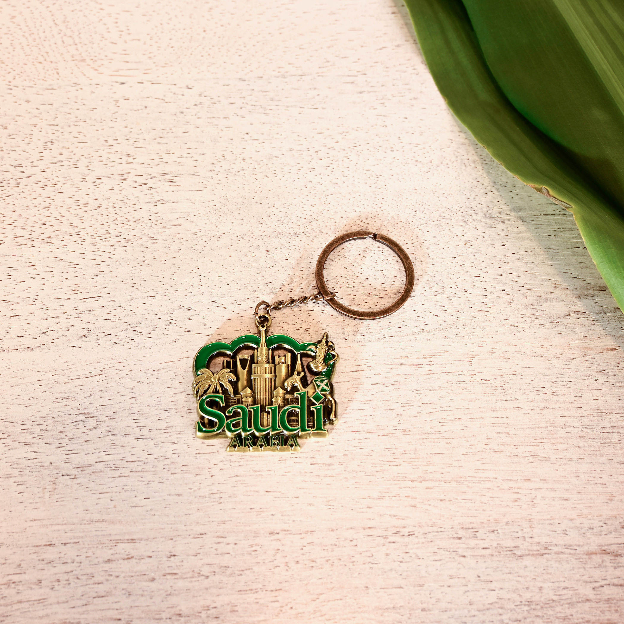 Crafted by Lifestyle Saudi Arabia Skyline Embossed Keychain-household-decor-decorativeobjectsandsculptures-image-2