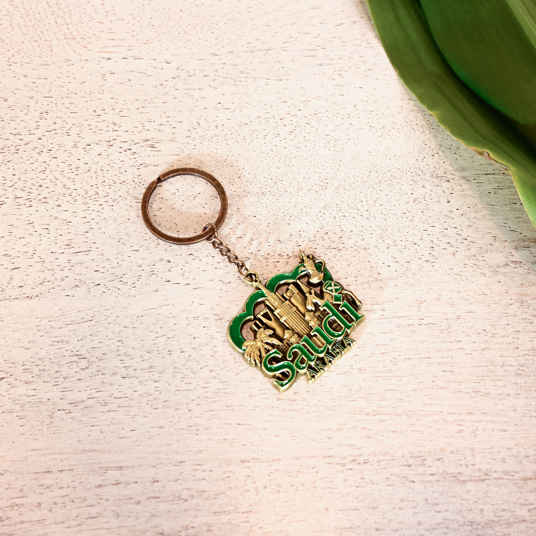 Crafted by Lifestyle Saudi Arabia Skyline Embossed Keychain-household-decor-decorativeobjectsandsculptures-image-3