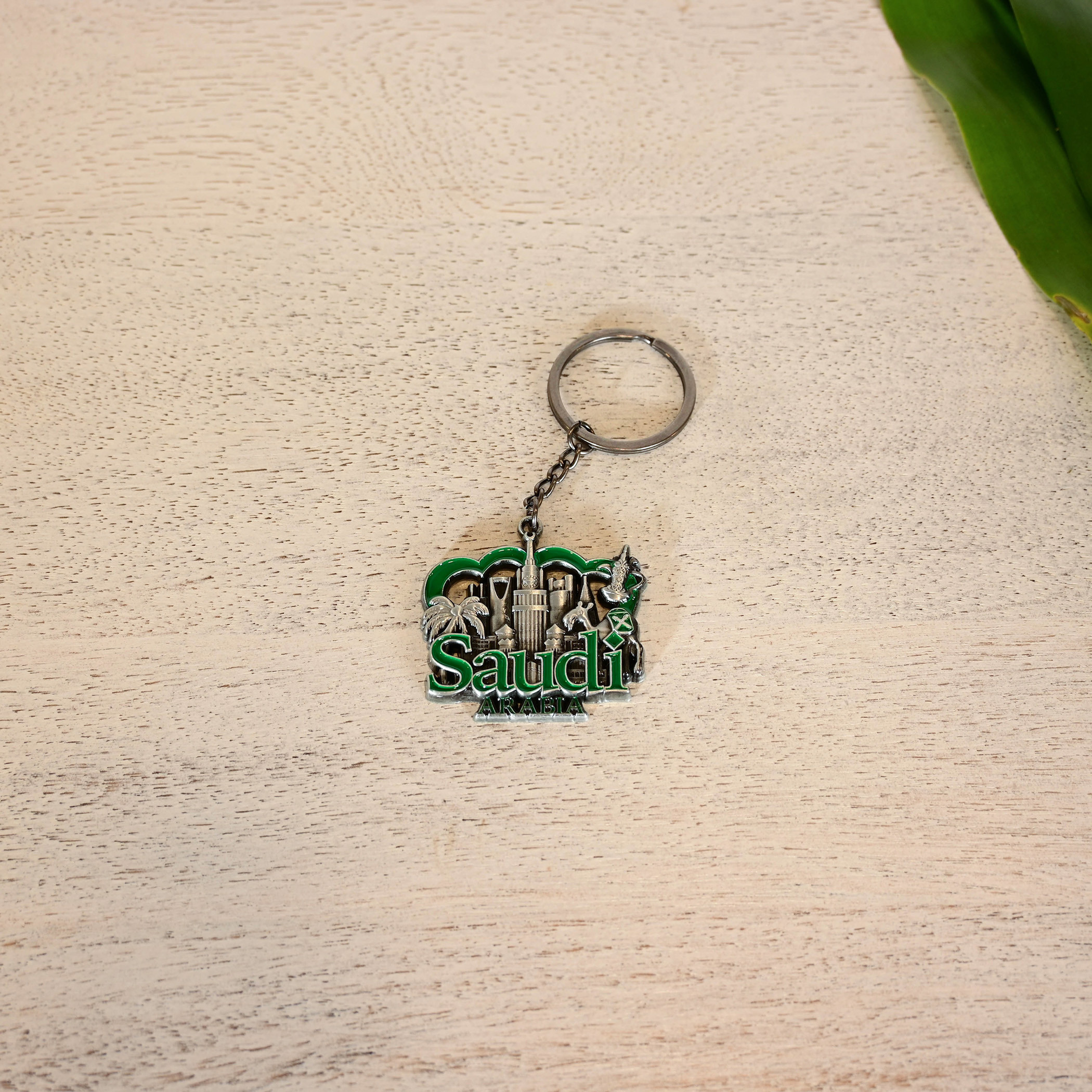 Crafted by Lifestyle Saudi Arabia Skyline Embossed Keychain-household-decor-decorativeobjectsandsculptures-image-2