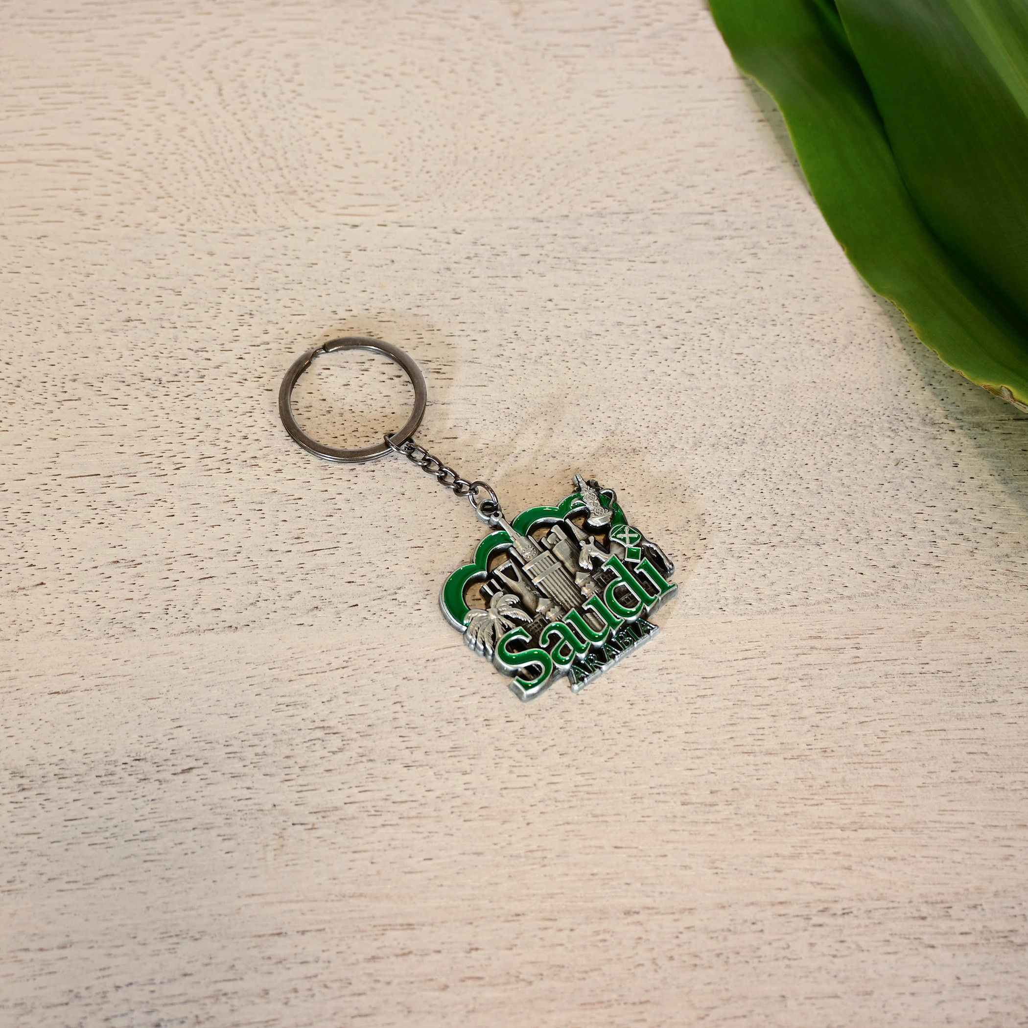 Crafted by Lifestyle Saudi Arabia Skyline Embossed Keychain-household-decor-decorativeobjectsandsculptures-image-3