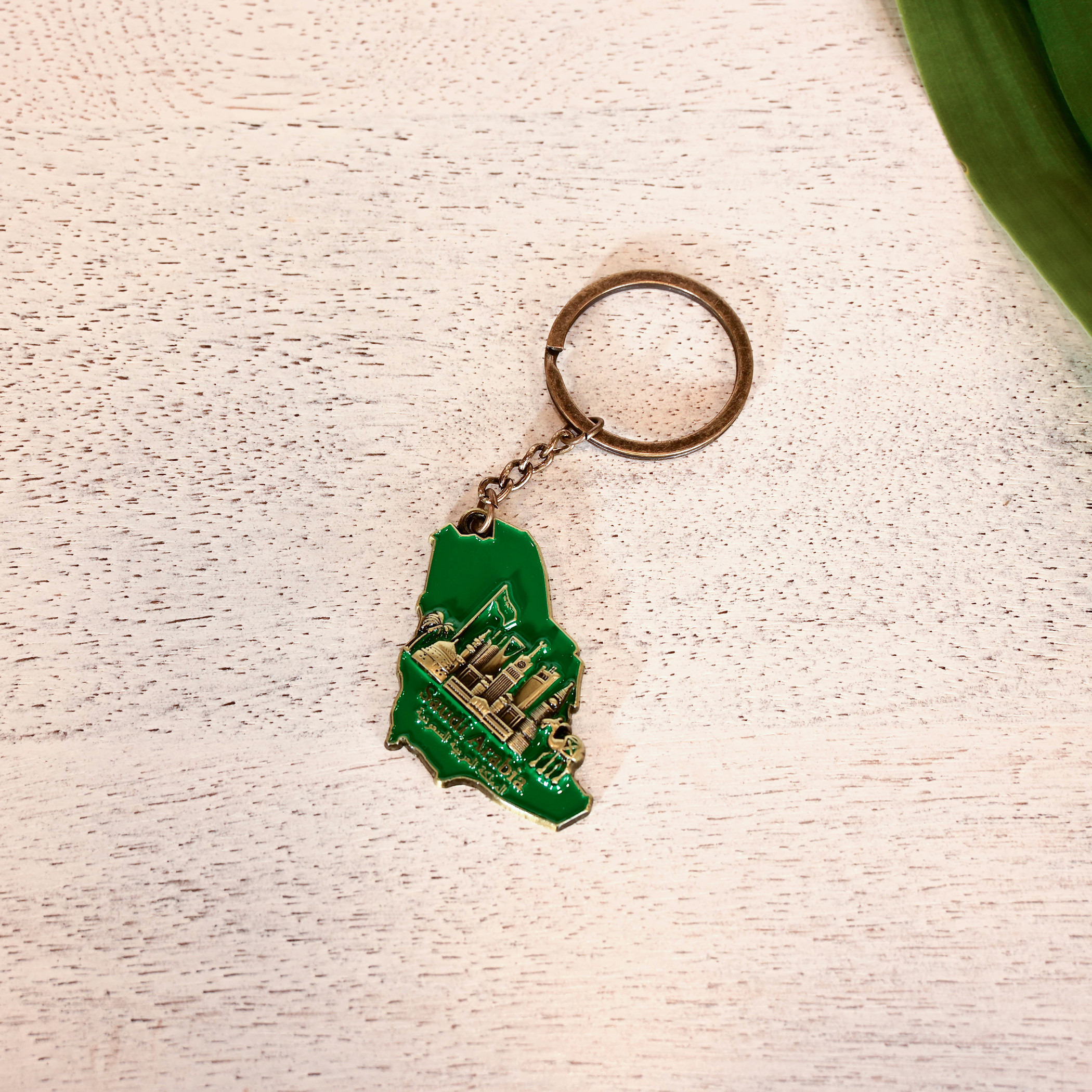 Crafted by Lifestyle Saudi Arabia Map Keyring-household-decor-decorativeobjectsandsculptures-image-2