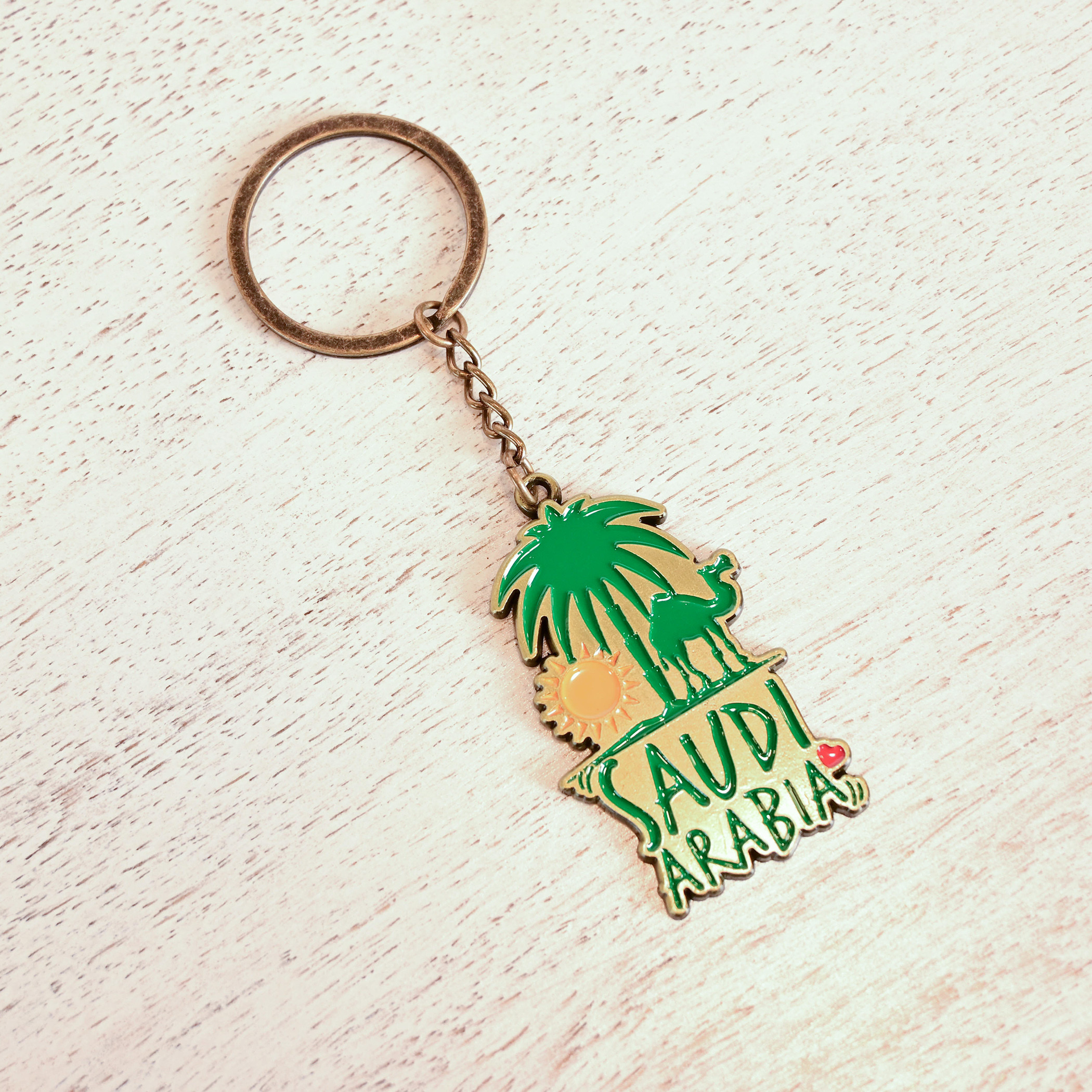 Crafted by Lifestyle Saudi Arabia Embossed Keyring-household-decor-decorativeobjectsandsculptures-image-3