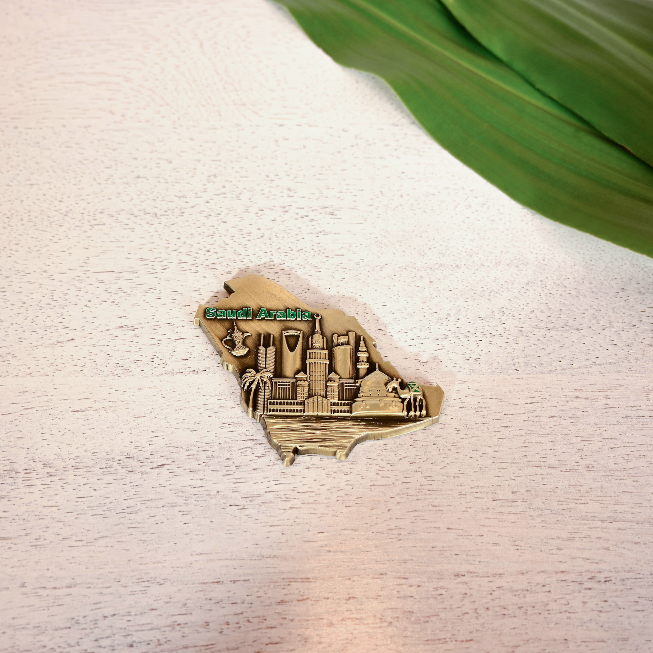 Crafted by Lifestyle Saudi Arabia Map Embossed Magnet-household-decor-decorativeobjectsandsculptures-image-2
