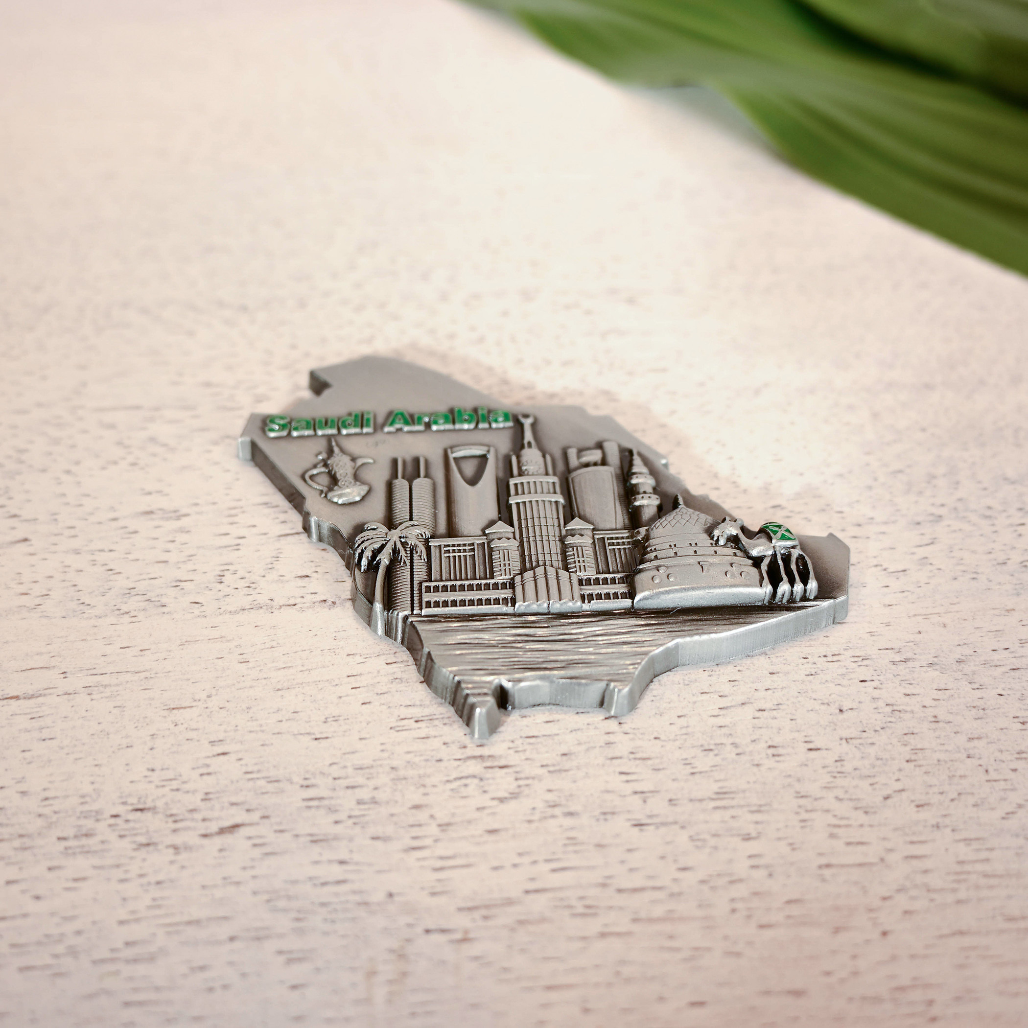 Crafted by Lifestyle Saudi Arabia Map Embossed Magnet-household-decor-decorativeobjectsandsculptures-image-2
