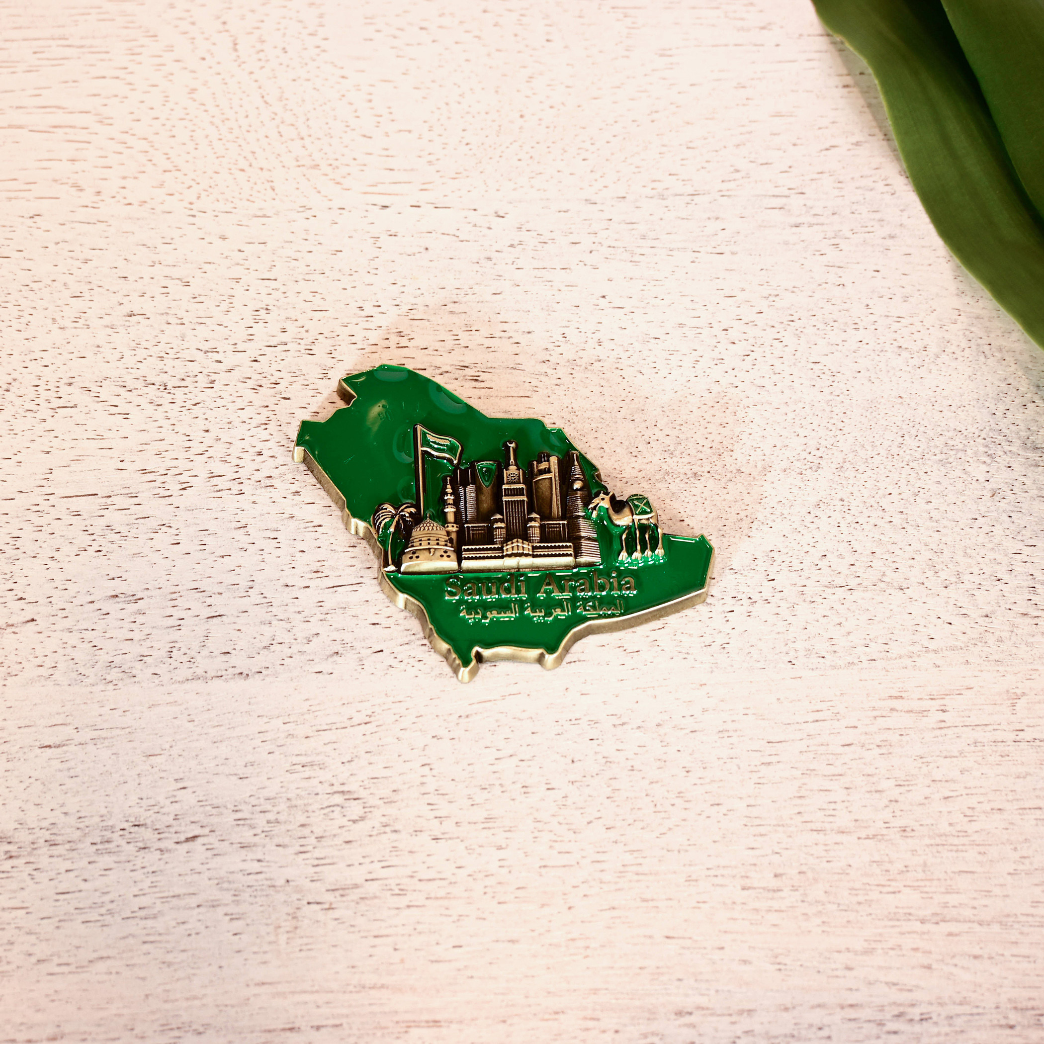 Crafted by Lifestyle Saudi Arabia Map Embossed Magnet-household-decor-decorativeobjectsandsculptures-image-1