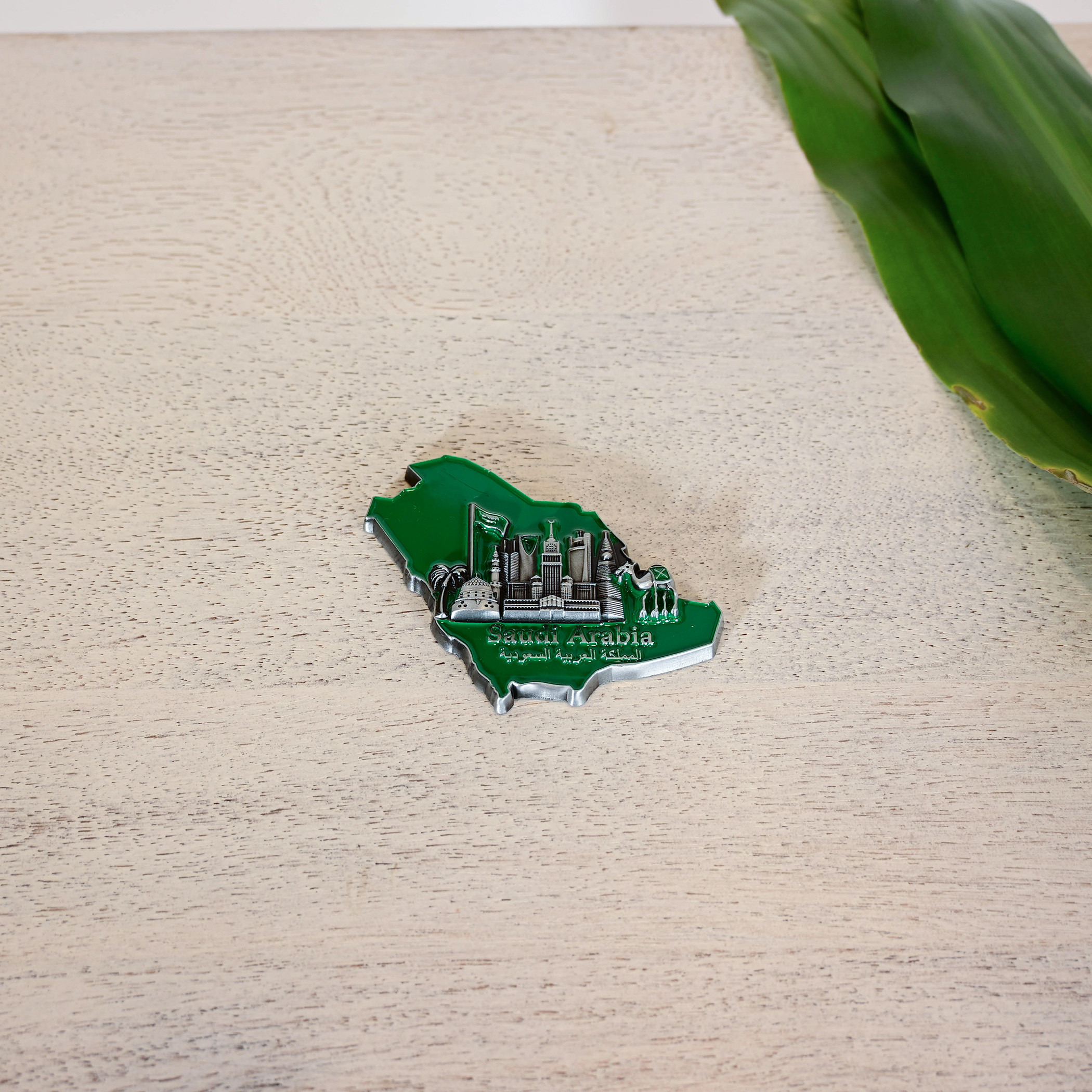 Crafted by Lifestyle Saudi Arabia Map Embossed Magnet-household-decor-decorativeobjectsandsculptures-image-1