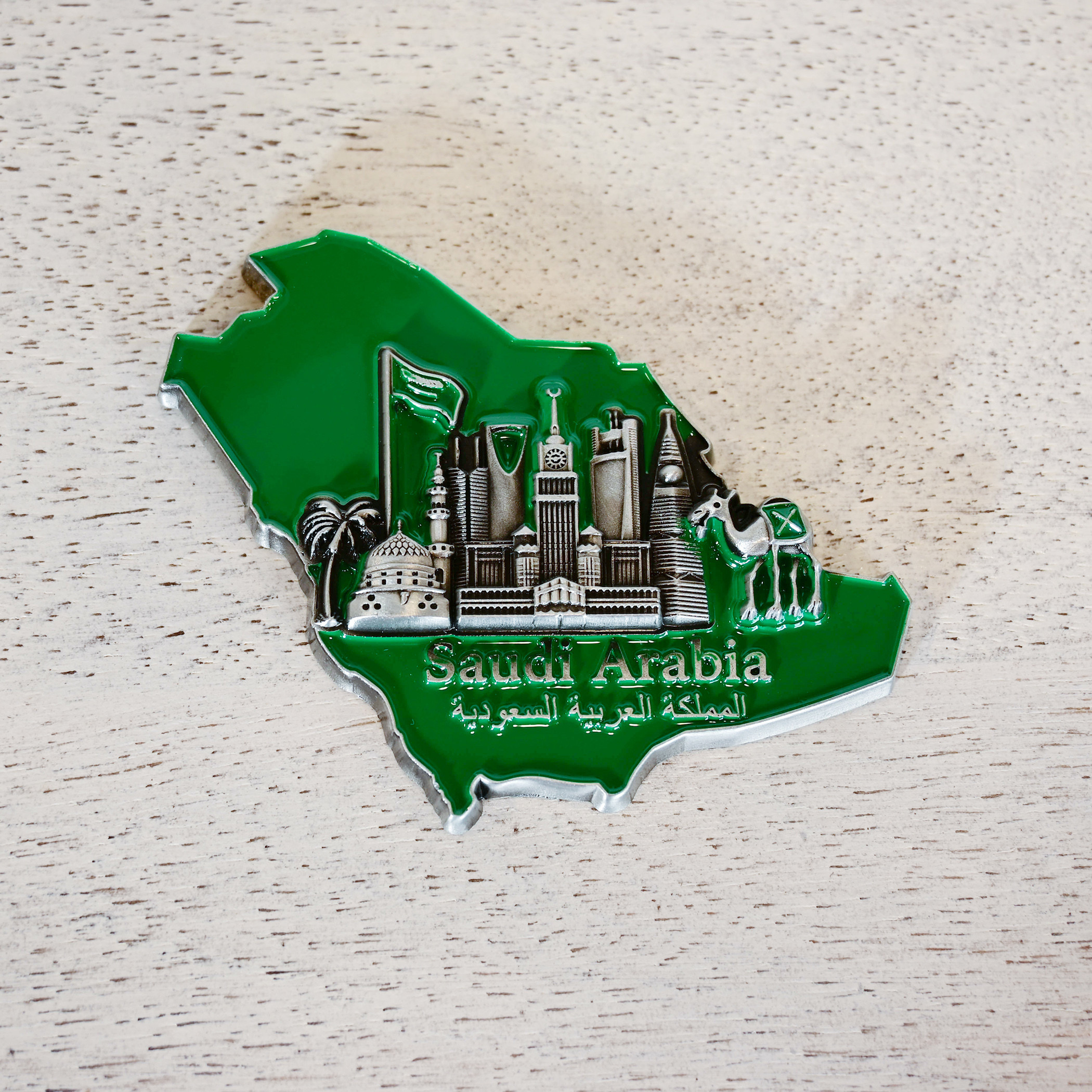 Crafted by Lifestyle Saudi Arabia Map Embossed Magnet-household-decor-decorativeobjectsandsculptures-image-3