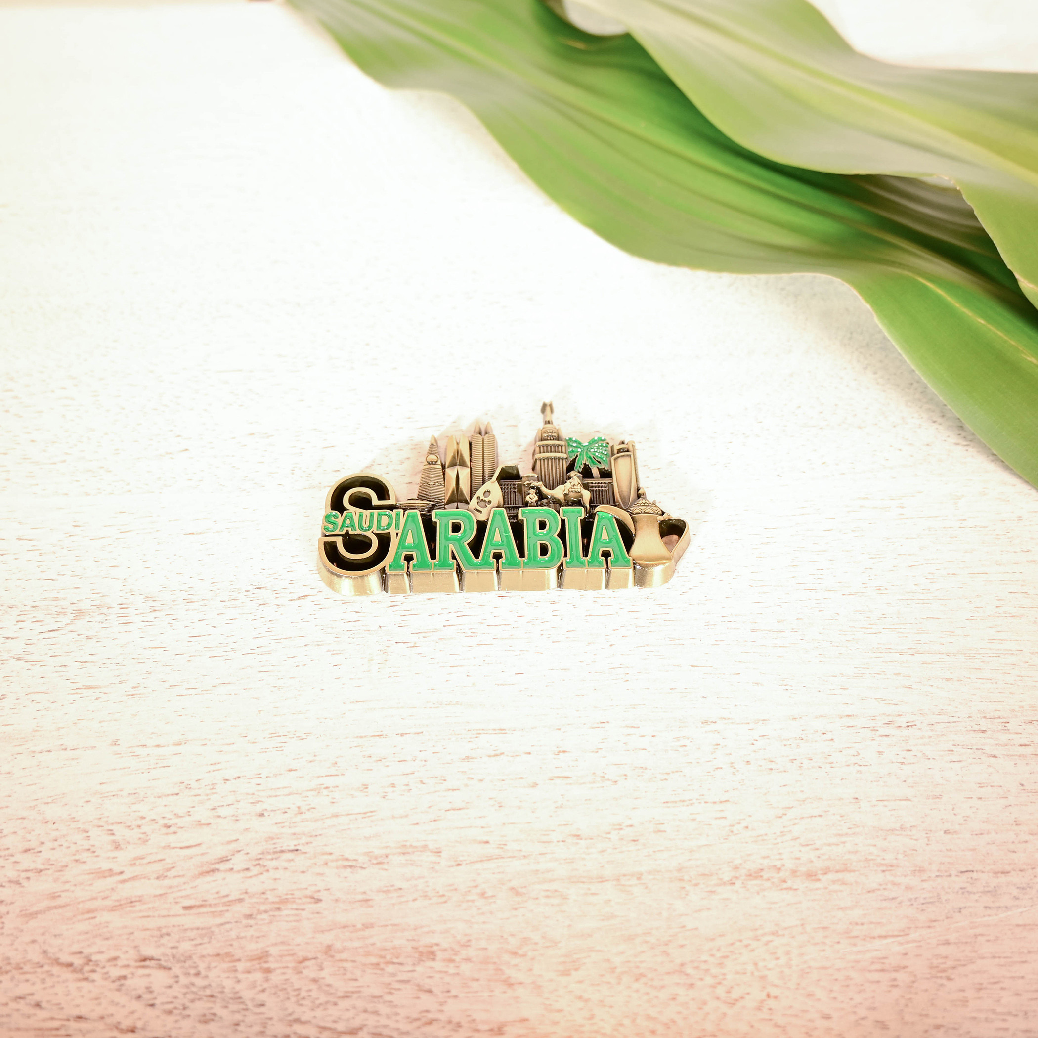 Crafted by Lifestyle Embossed Decorative Saudi Arabia Magnet-household-decor-decorativeobjectsandsculptures-image-1
