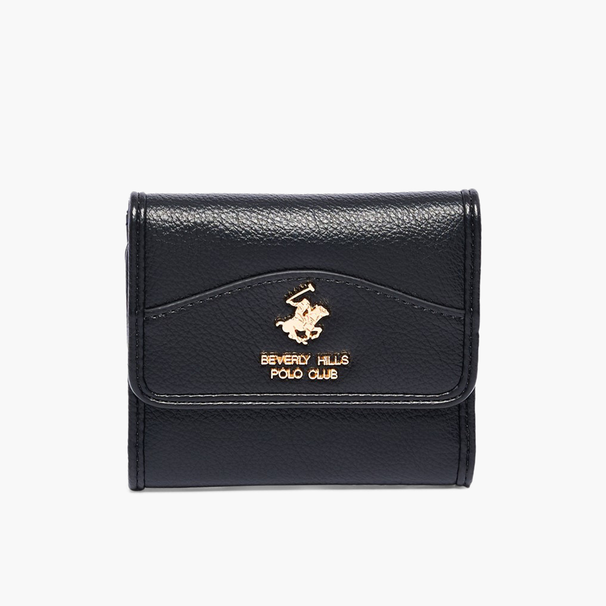 Beverly Hills Polo Club Solid Wallet with Flap Closure-women-bagsandwallets-wallets-image-5