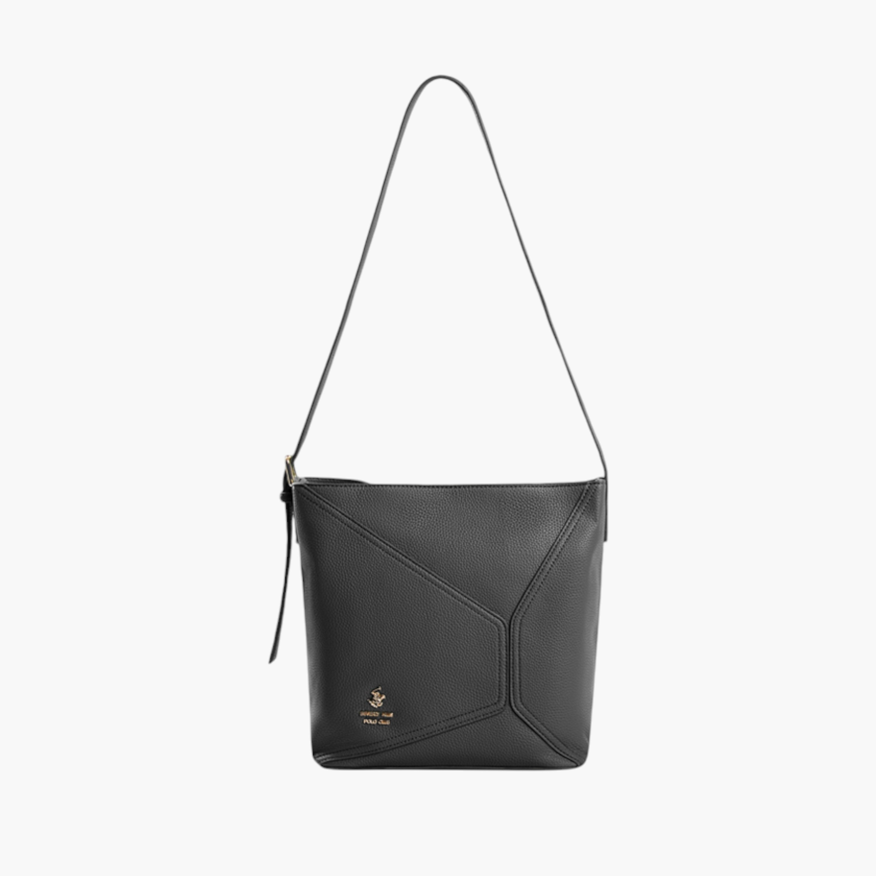 Beverly Hills Polo Club Solid Shoulder Bag with Zip Closure-women-bagsandwallets-handbags-image-1