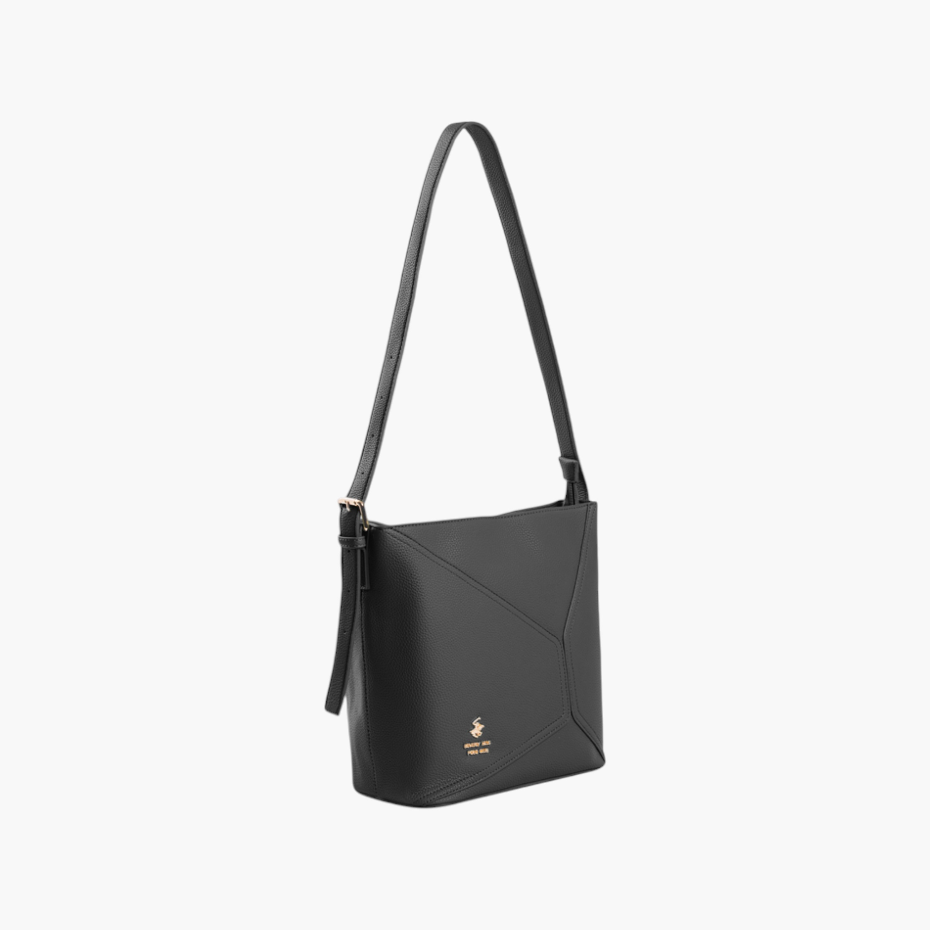 Beverly Hills Polo Club Solid Shoulder Bag with Zip Closure-women-bagsandwallets-handbags-image-3
