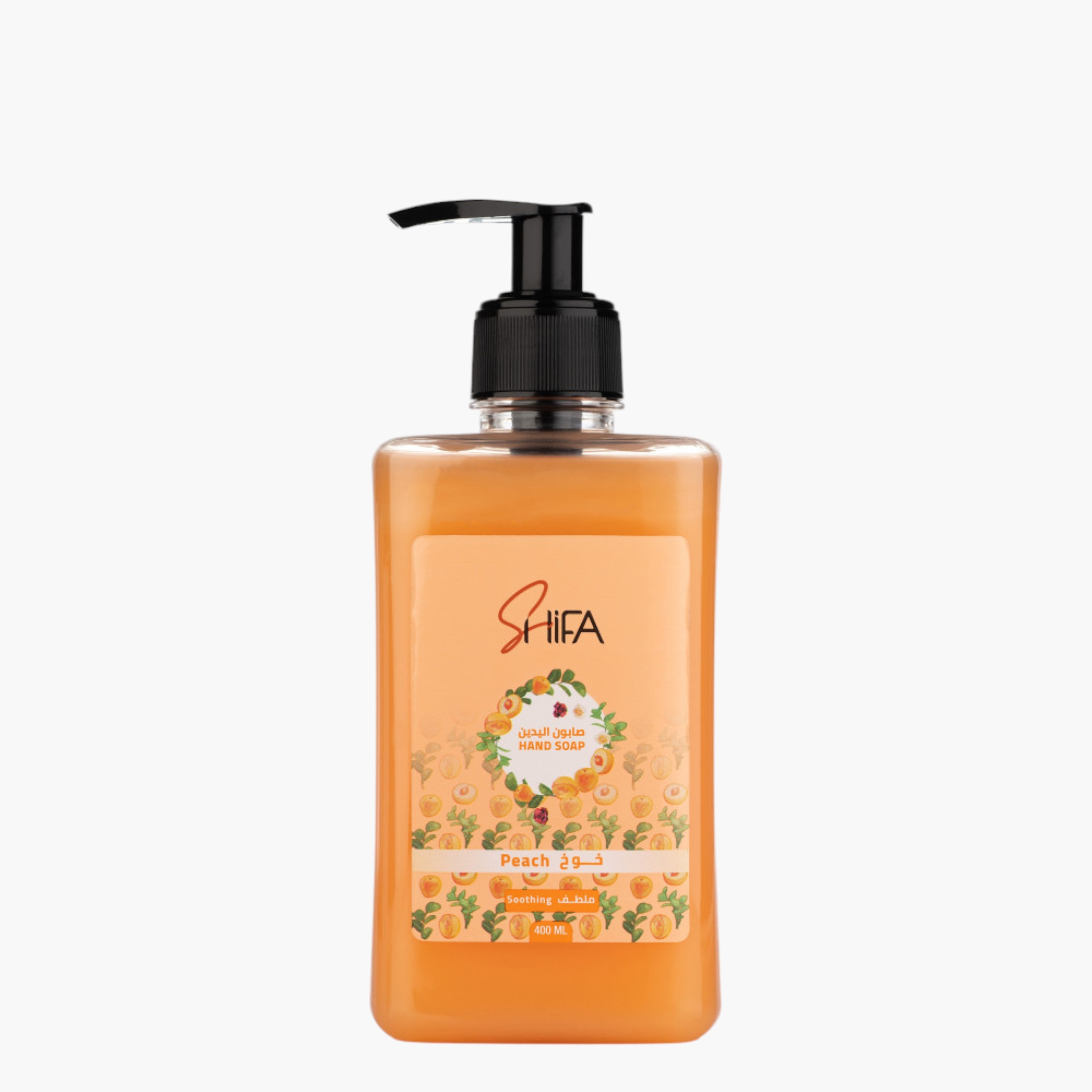 صابون اليدين بالخوخ من شفا - 400 مل-beautyandpersonalcare-bathandbody-bathandshower-soaps-image-1