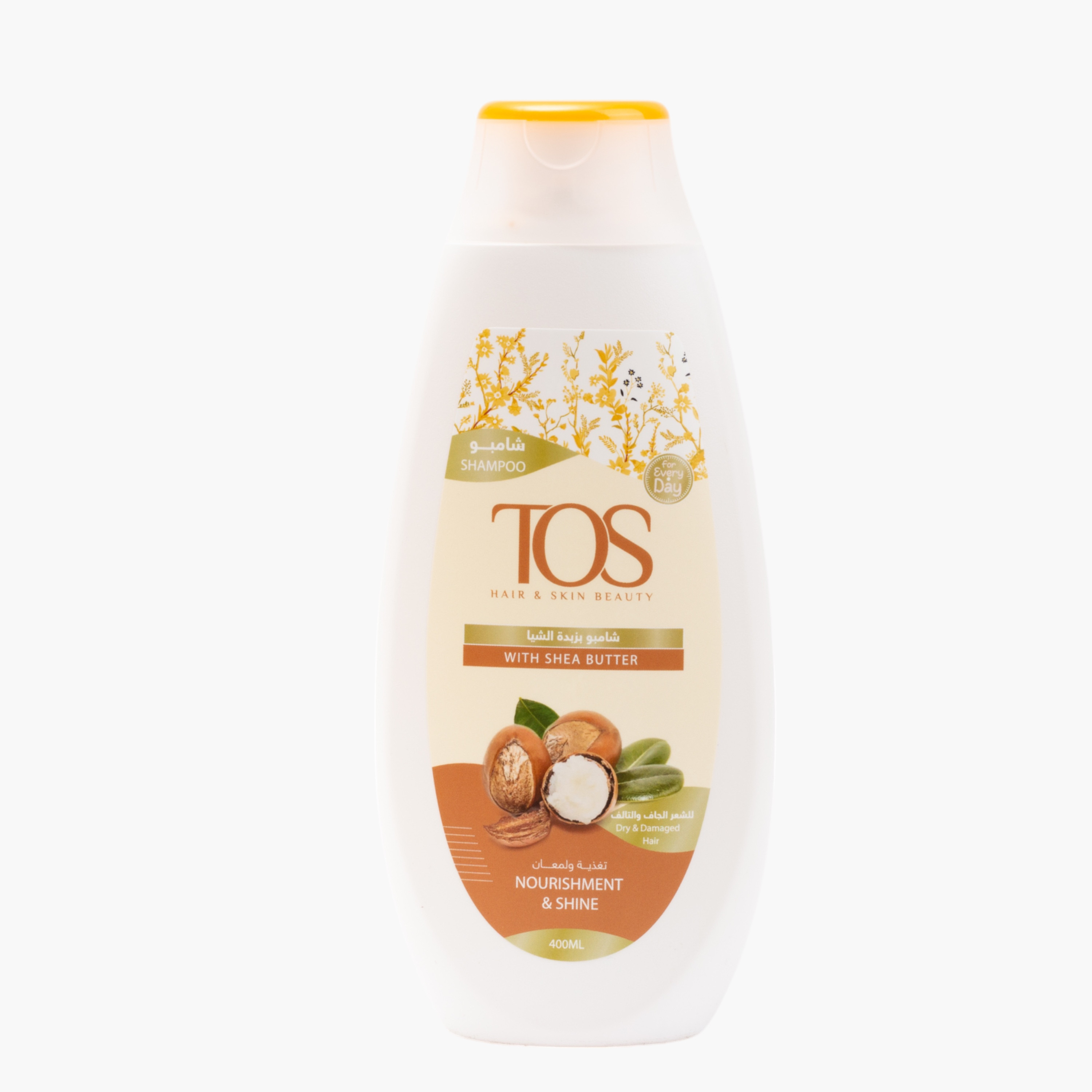 TOS Shea Butter Dry and Damaged Hair Shampoo - 400 ml-beautyandpersonalcare-hair-haircare-shampoos-image-1