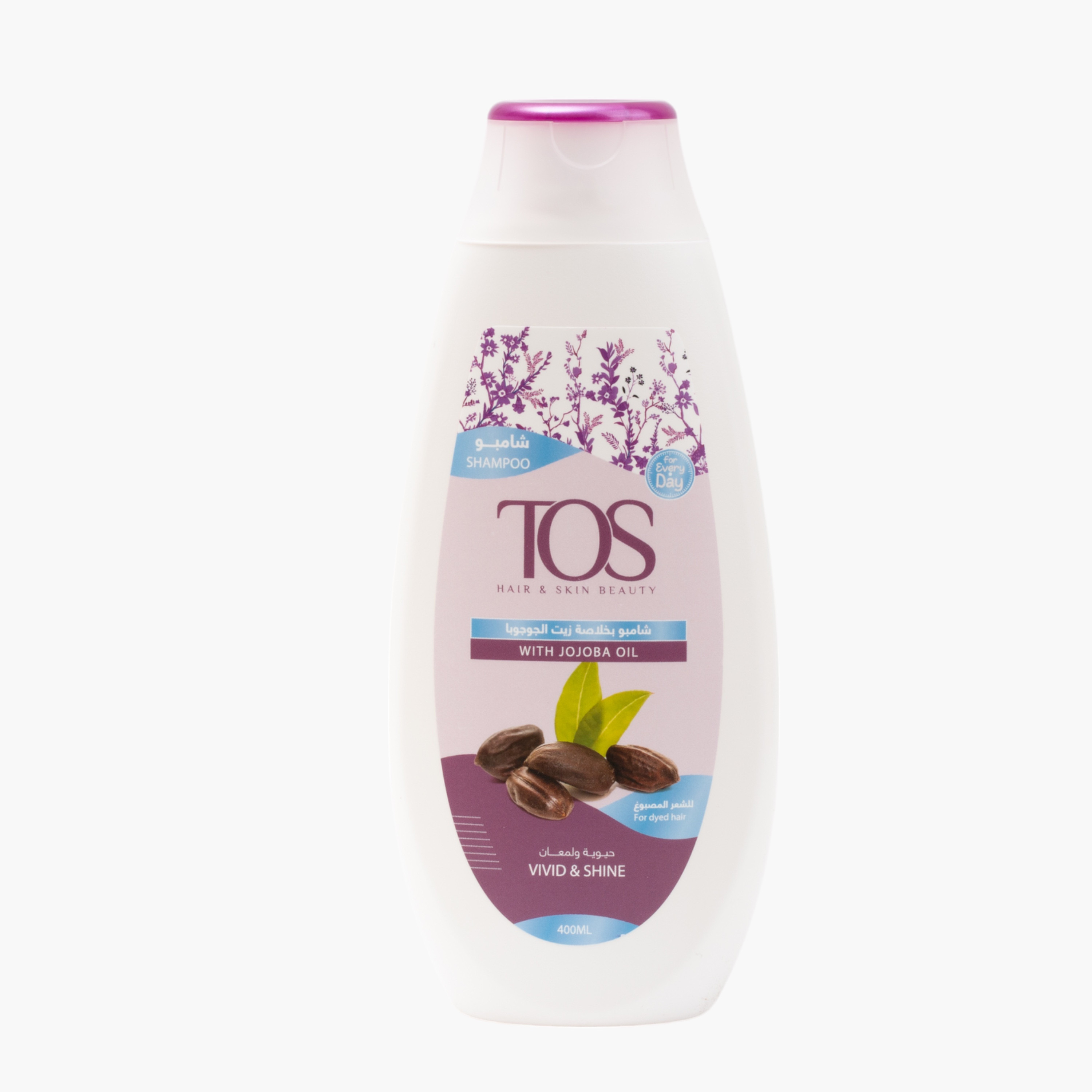 Tos Vivid and Shine Jojoba Oil Shampoo - 400 ml-beautyandpersonalcare-hair-haircare-shampoos-image-1