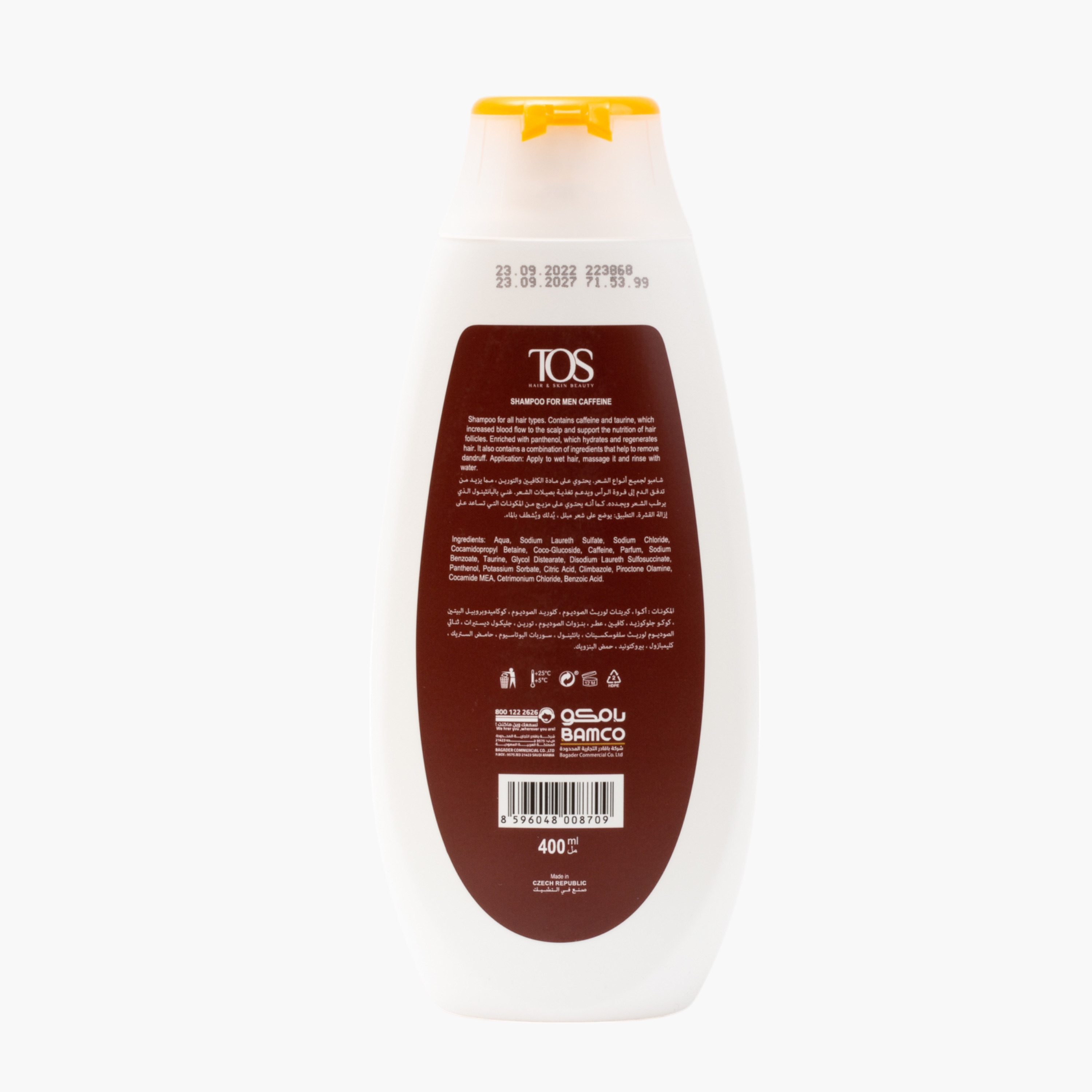 TOS Hair Shampoo with Coffein  - 400 ml-beautyandpersonalcare-hair-haircare-shampoos-image-2